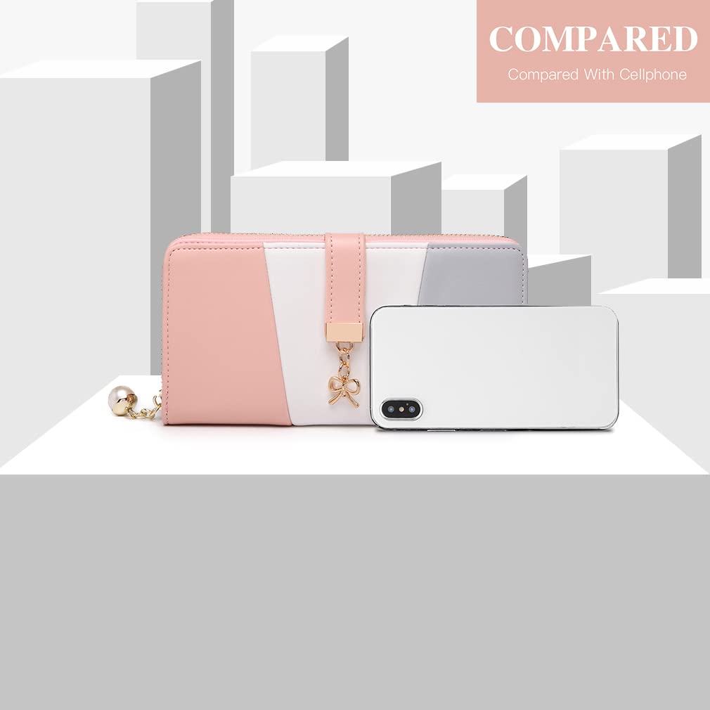 Multi Color Long Wallet Clutch For Women