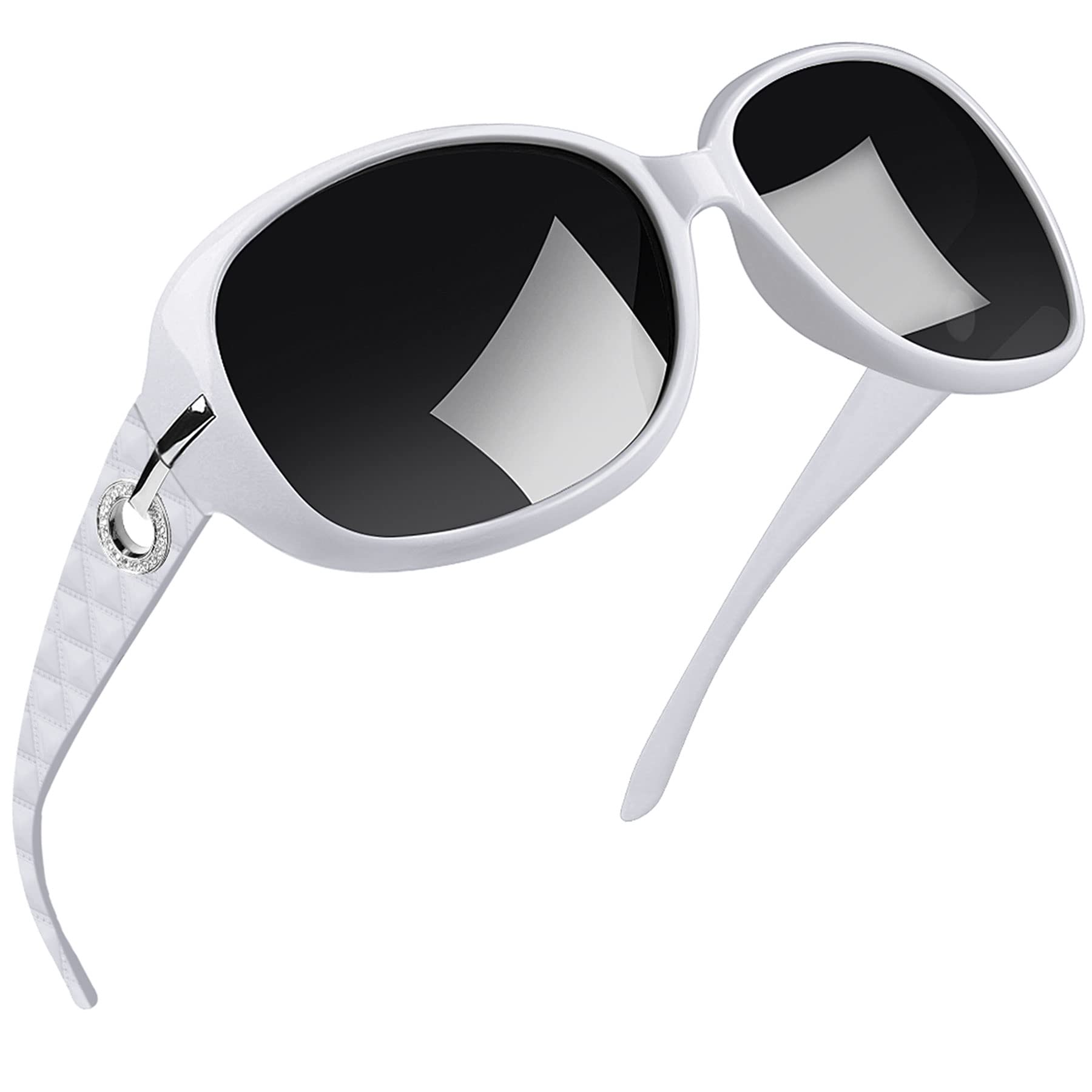 Joopin Oversized Polarised Sunglasses For Women Retro Frames