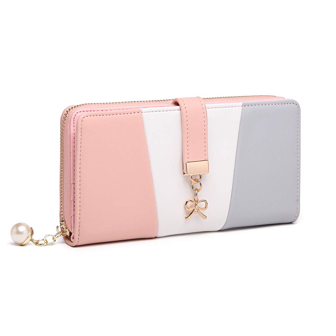 Multi Color Long Wallet Clutch For Women