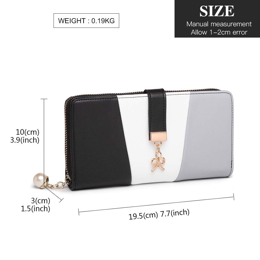 Multi Color Long Wallet Clutch For Women