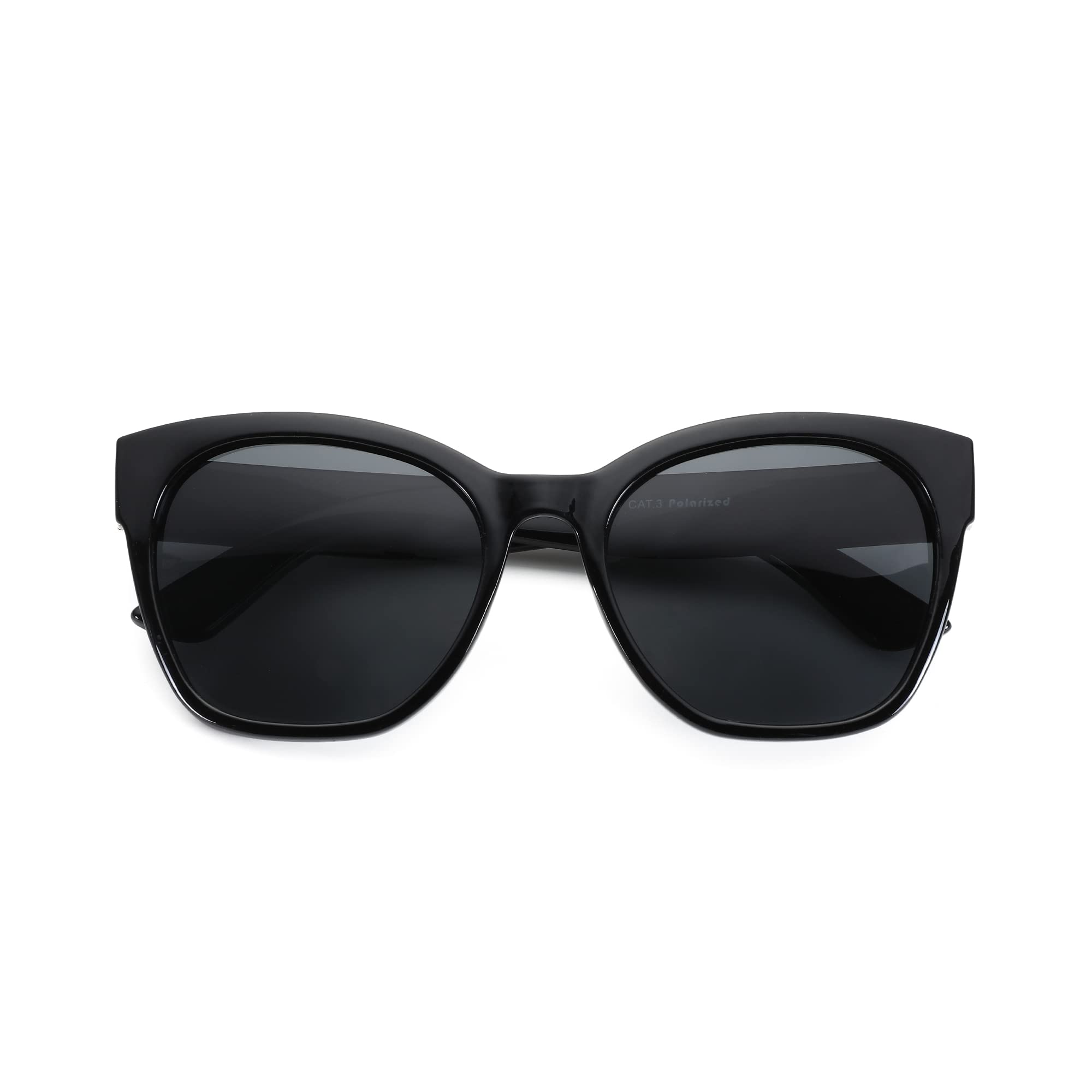 Zenottic Cat Eye Polarised Sunglasses Oversized UV400