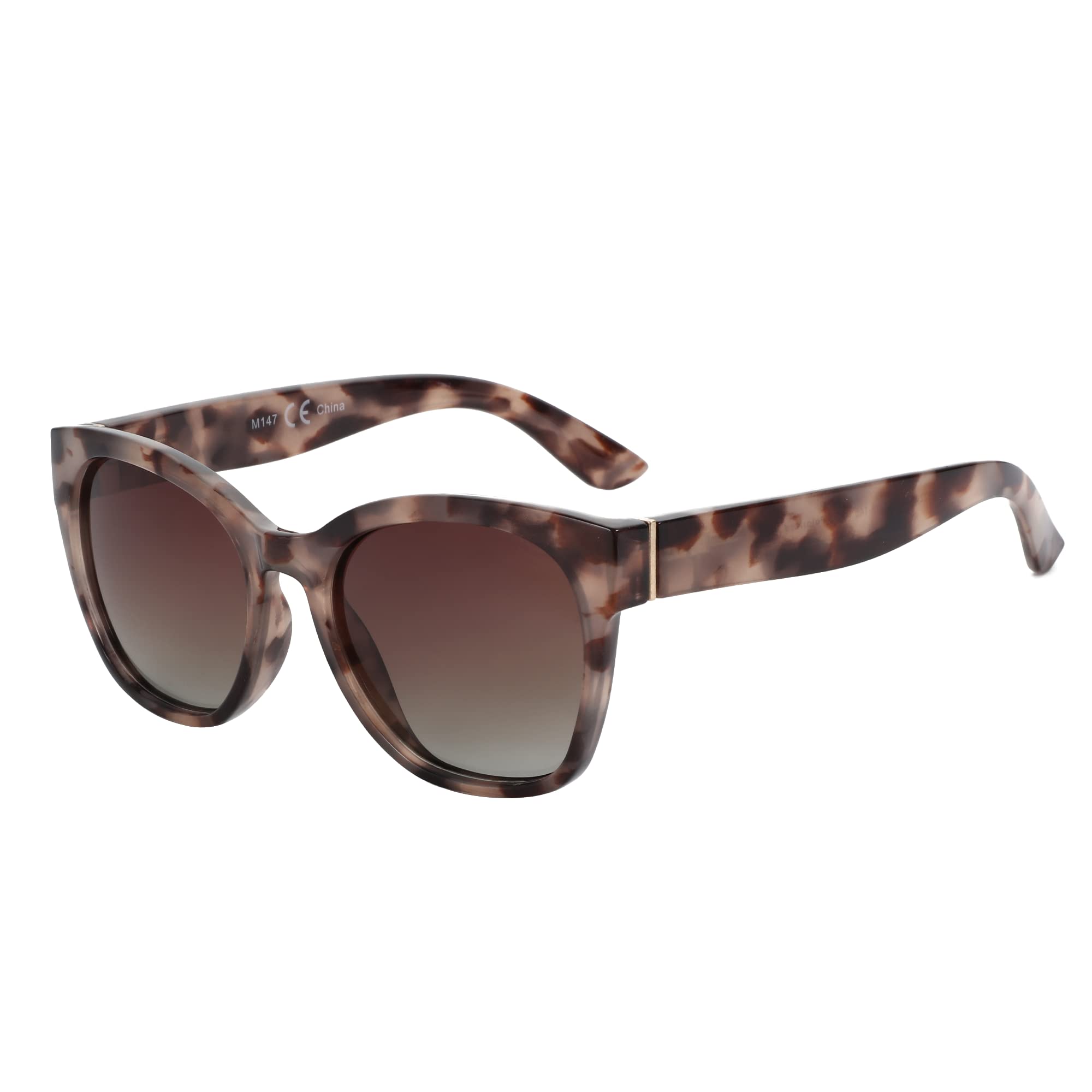 Zenottic Cat Eye Polarised Sunglasses Oversized UV400