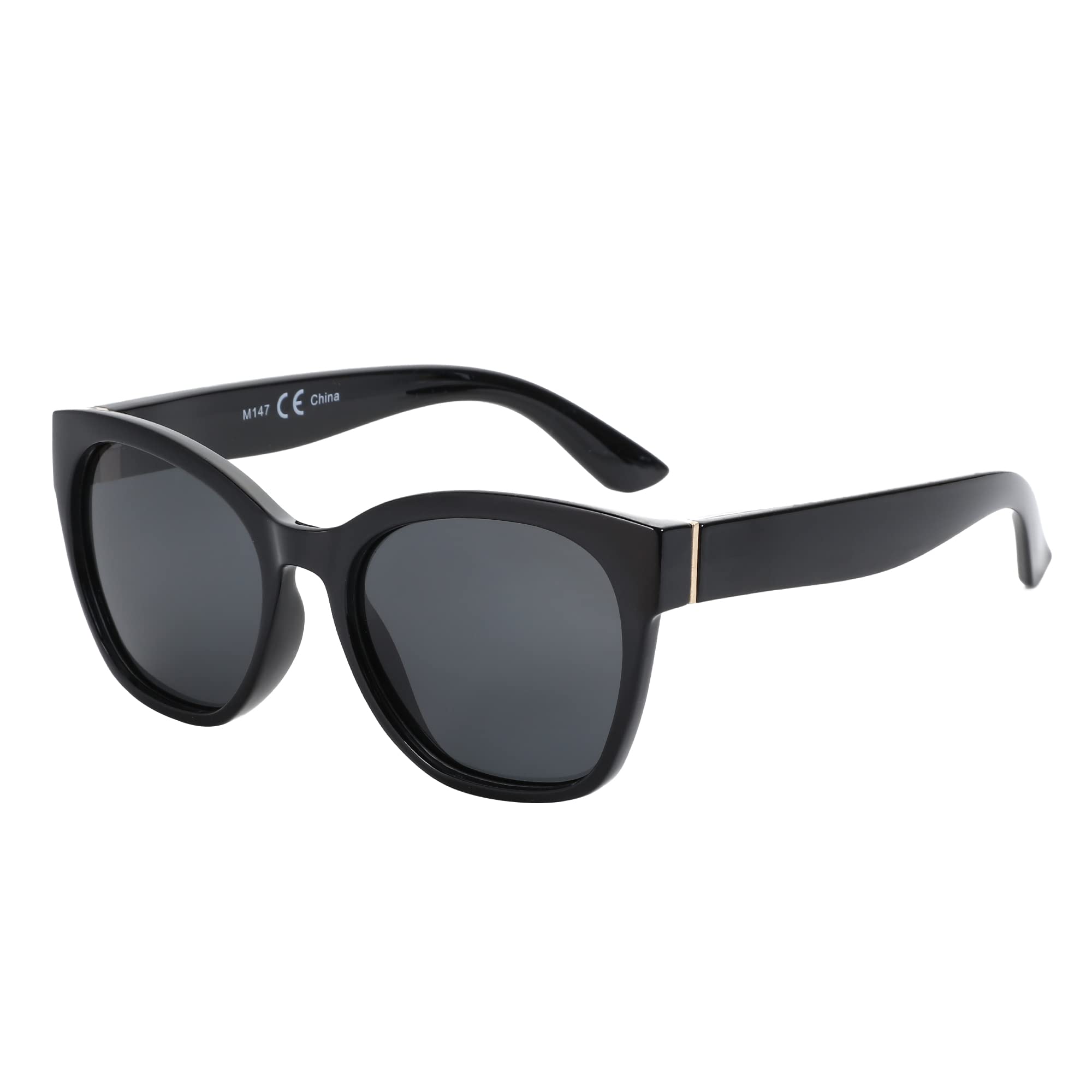 Zenottic Cat Eye Polarised Sunglasses Oversized UV400