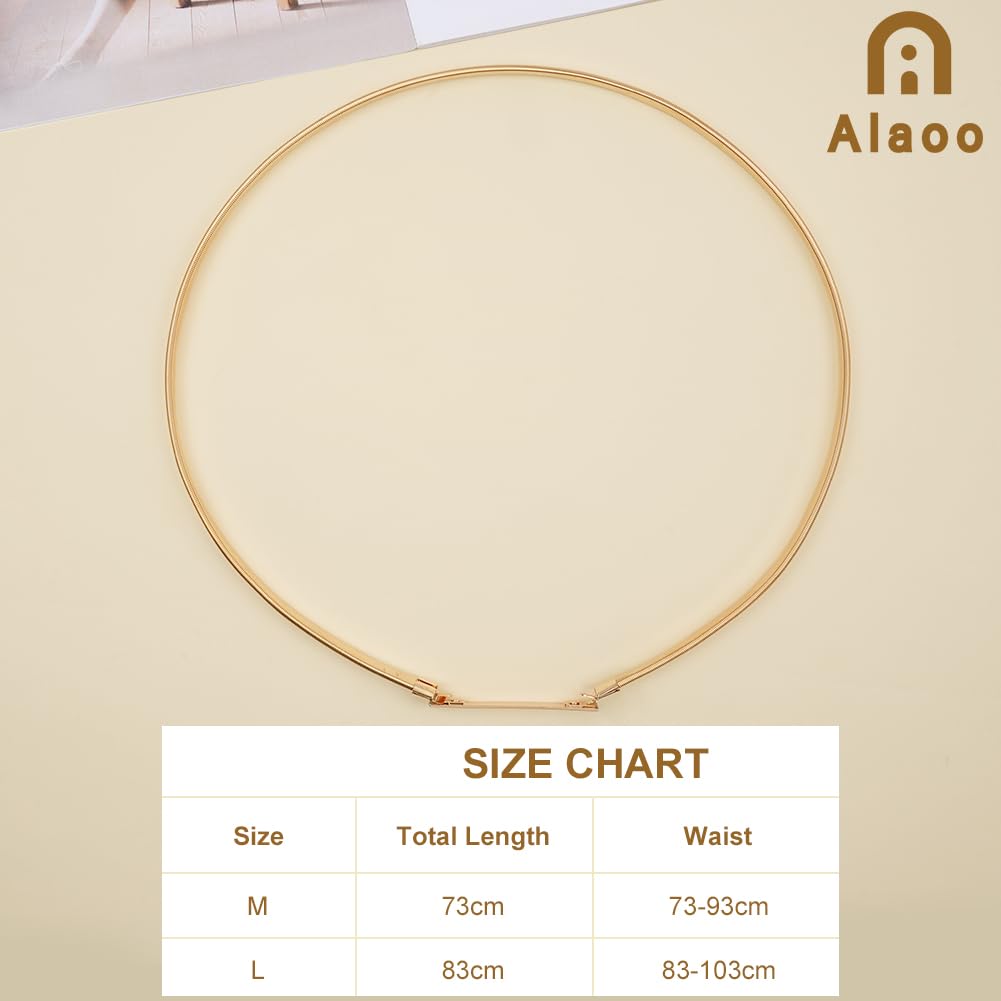 AstraLux Gold Chain Belt for Women Adjustable Boho Cowgirl