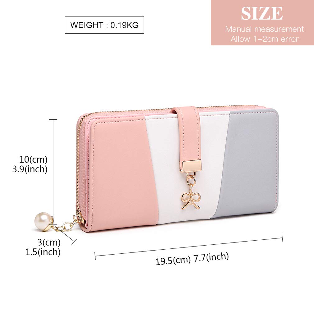 Multi Color Long Wallet Clutch For Women