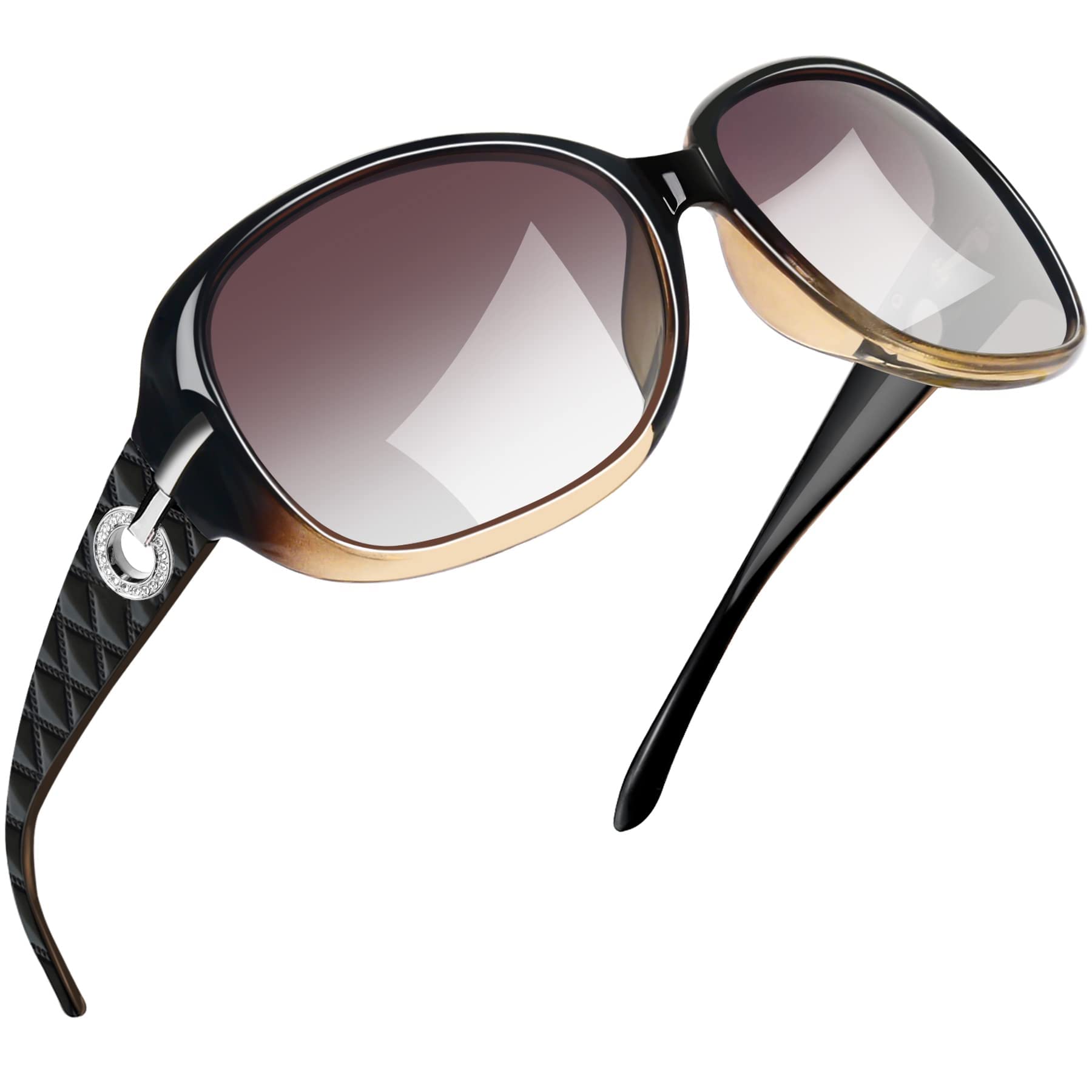 Joopin Oversized Polarised Sunglasses For Women Retro Frames