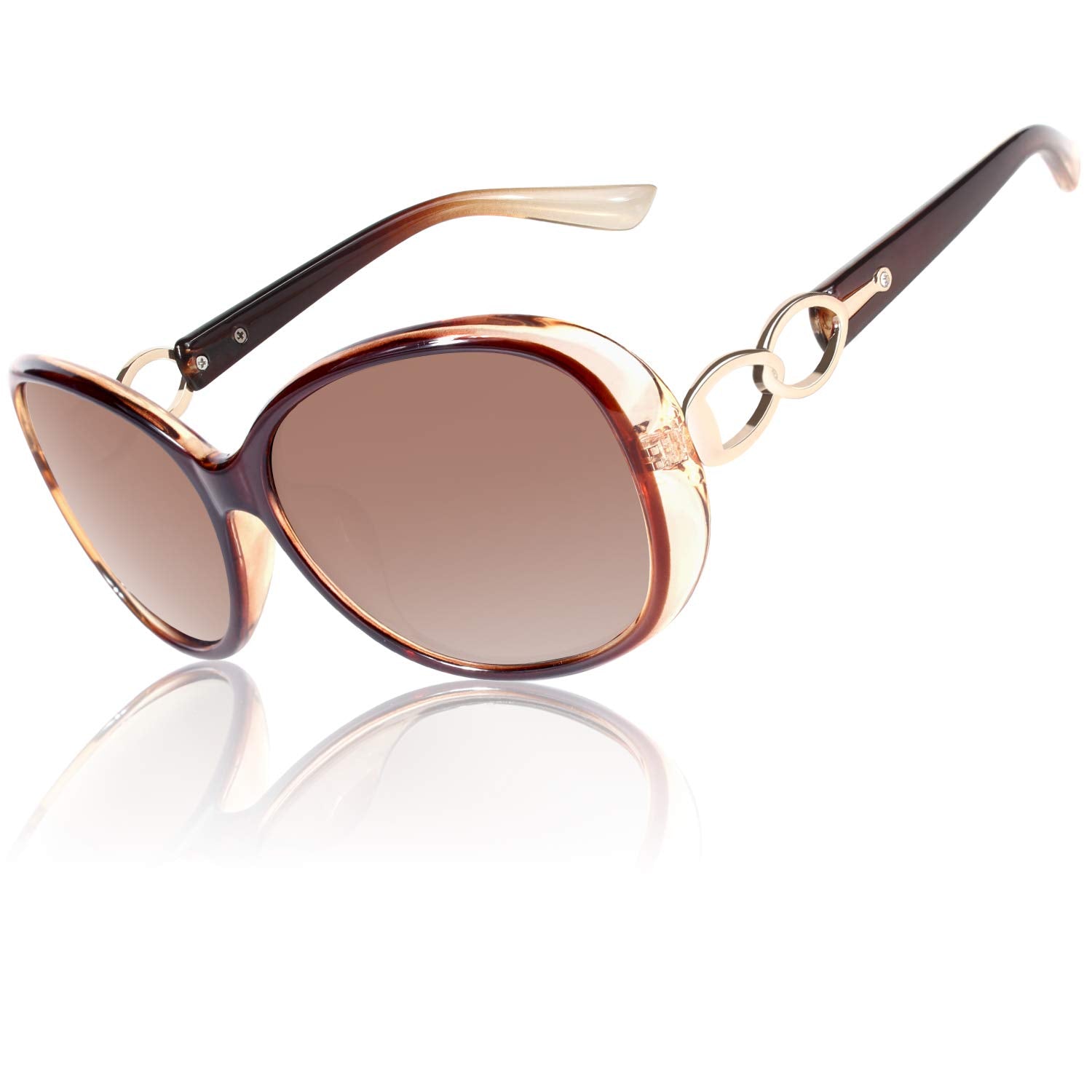 CGID Polarised Sunglasses Retro Designer Oversized UV400
