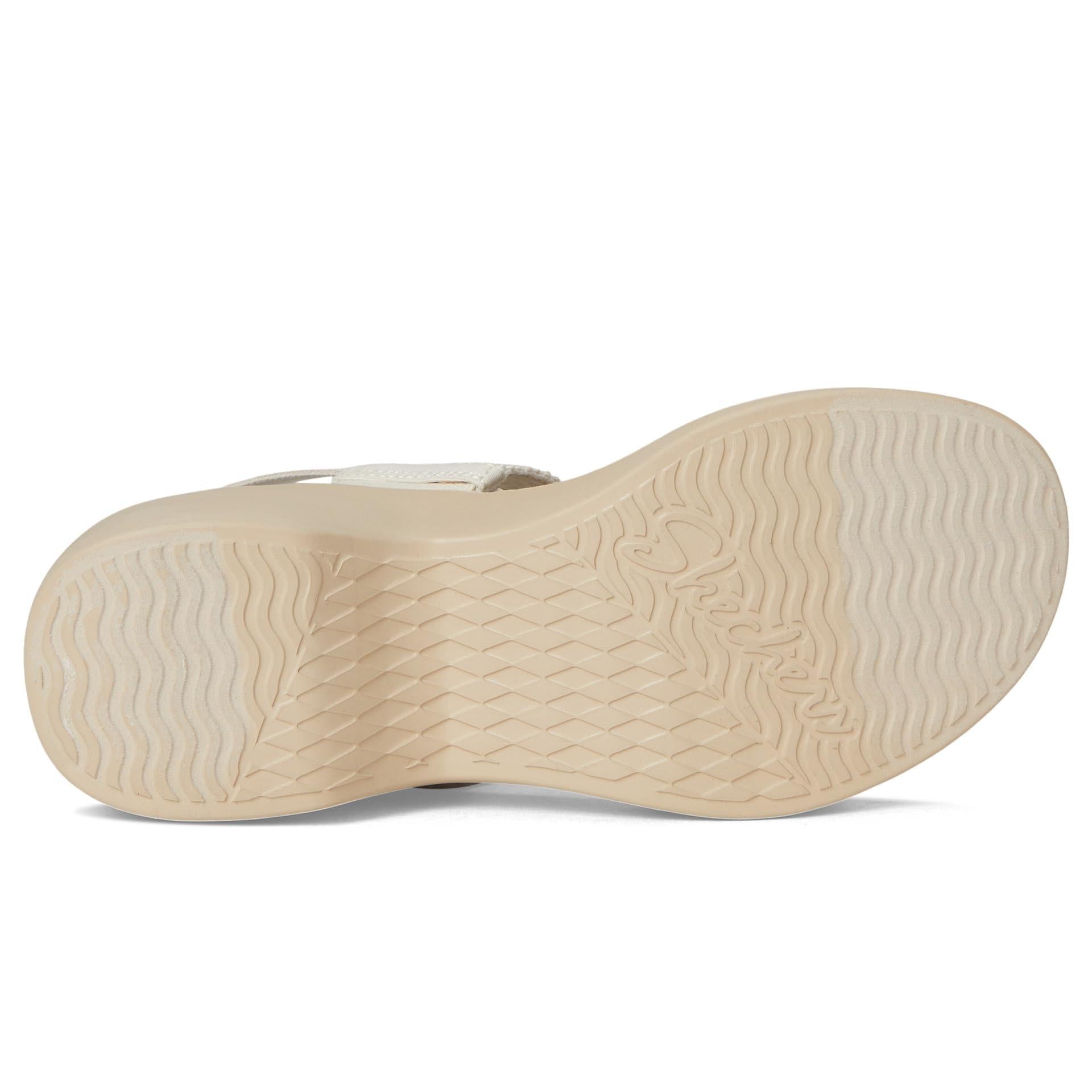 Skechers Cali DayHeeled Sandal Woven Sling Back Luxe Foam