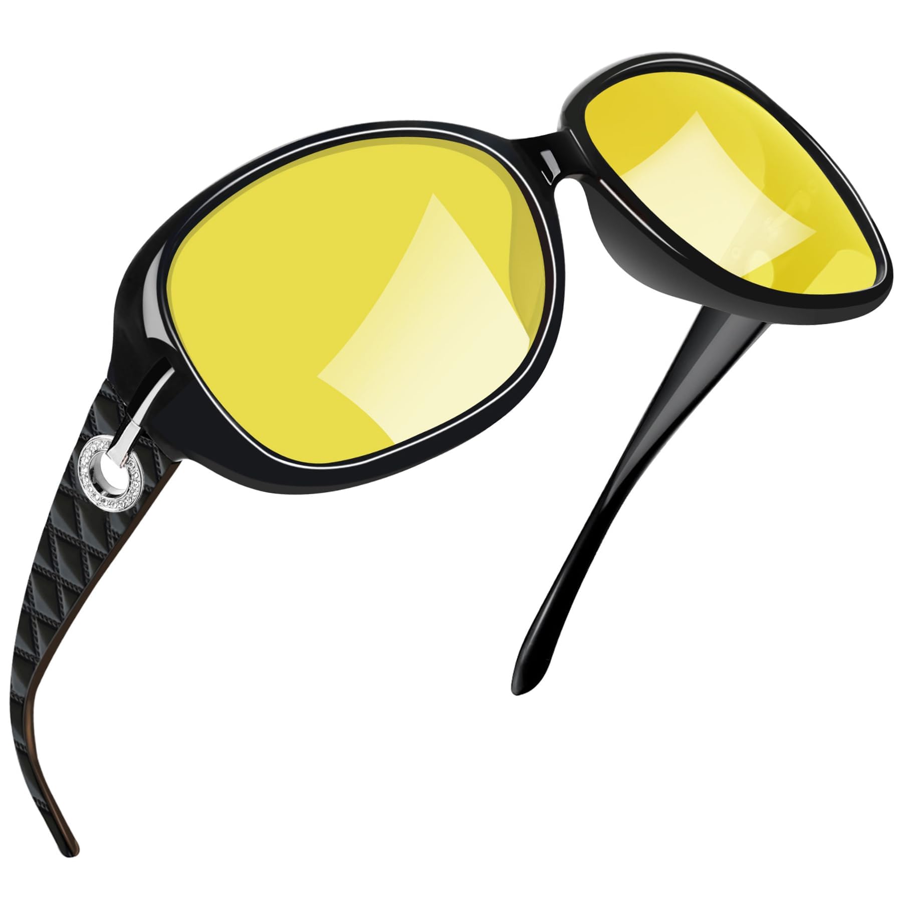 Joopin Oversized Polarised Sunglasses For Women Retro Frames