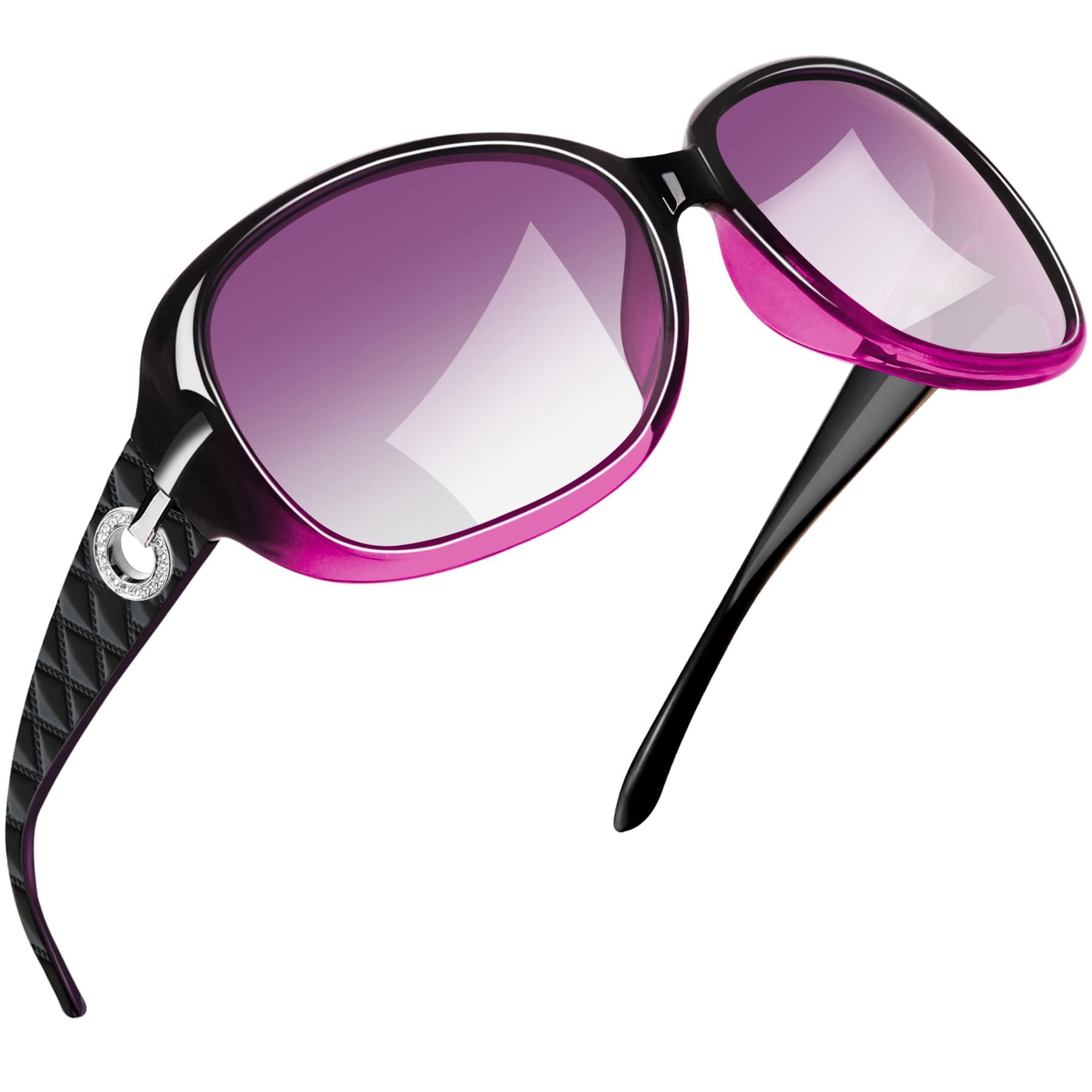 Joopin Oversized Polarised Sunglasses For Women Retro Frames