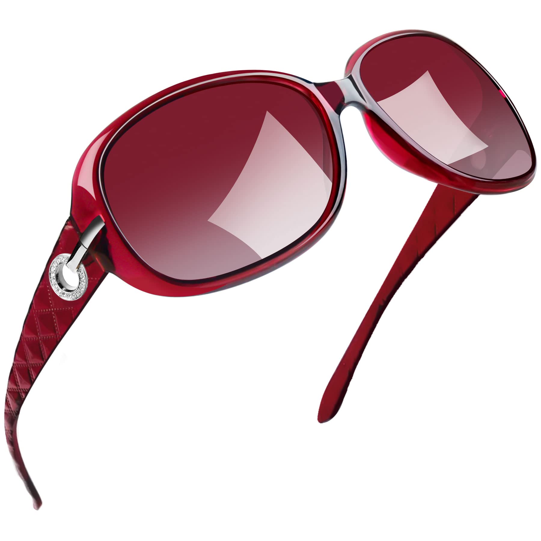 Joopin Oversized Polarised Sunglasses For Women Retro Frames