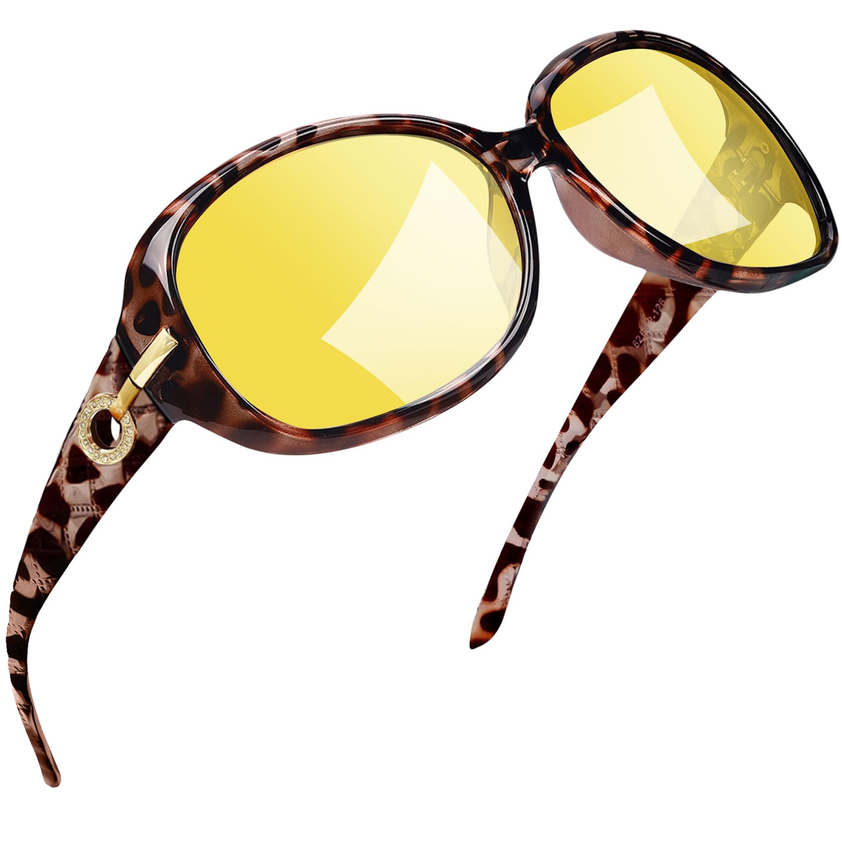 Joopin Oversized Polarised Sunglasses For Women Retro Frames