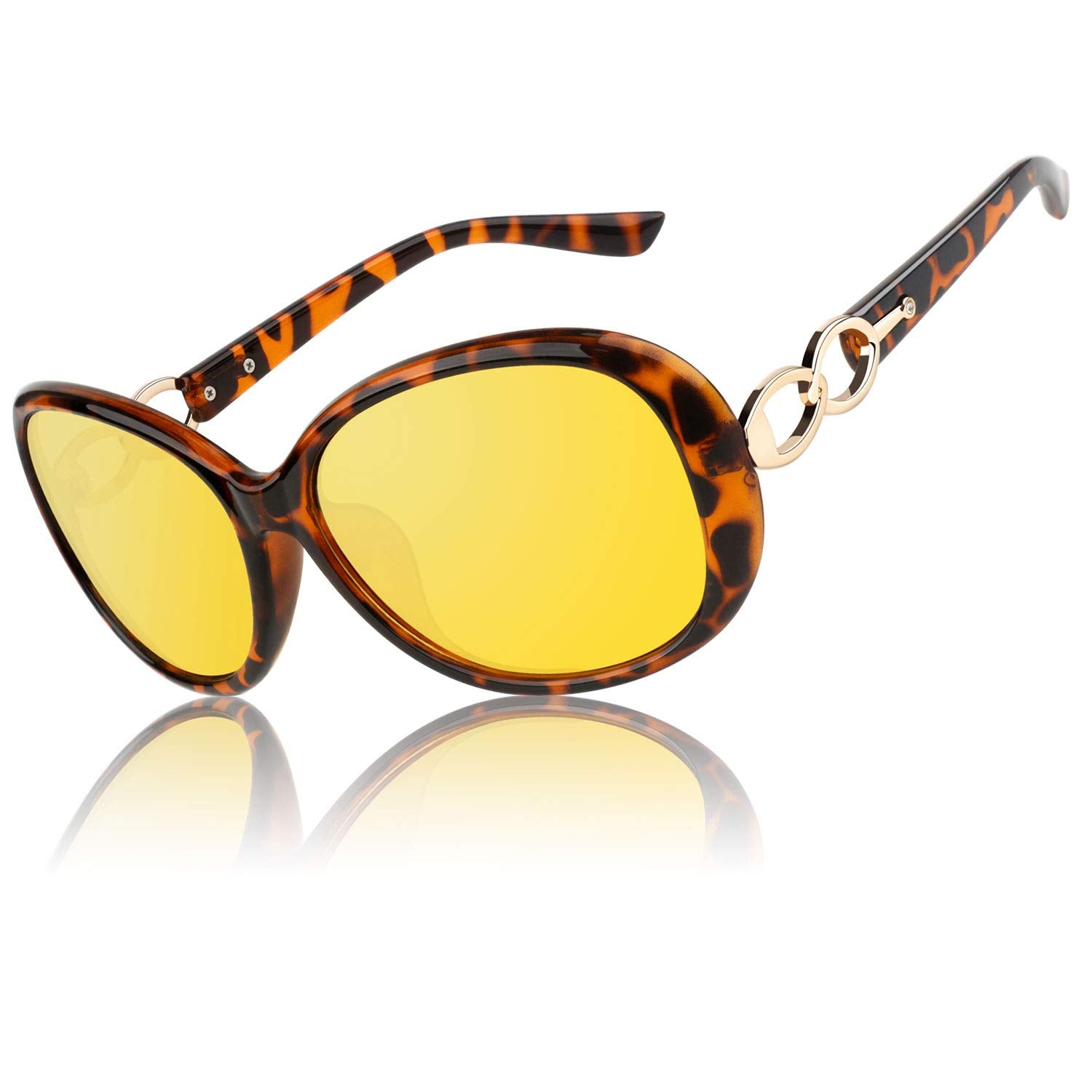 CGID Polarised Sunglasses Retro Designer Oversized UV400