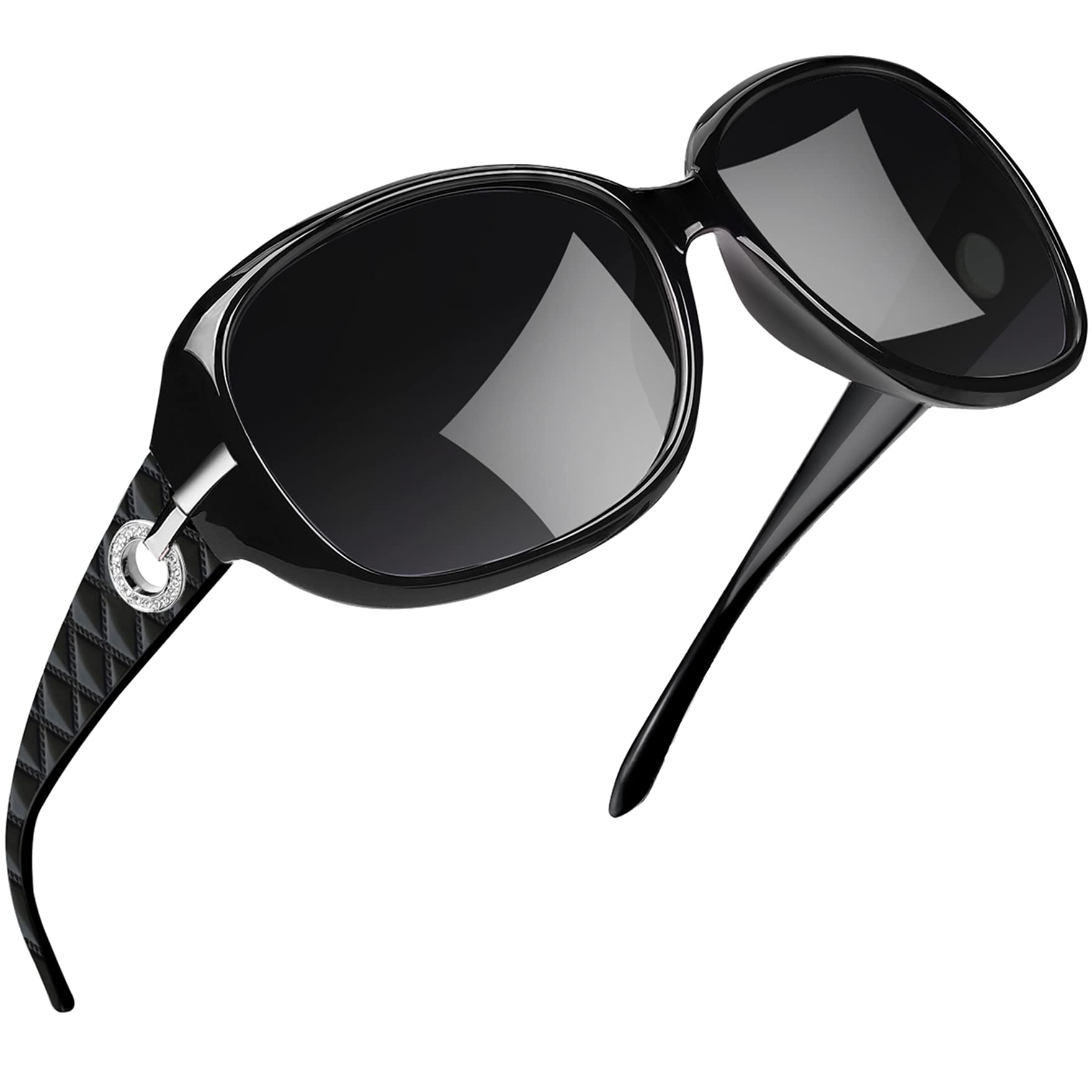 Joopin Oversized Polarised Sunglasses For Women Retro Frames