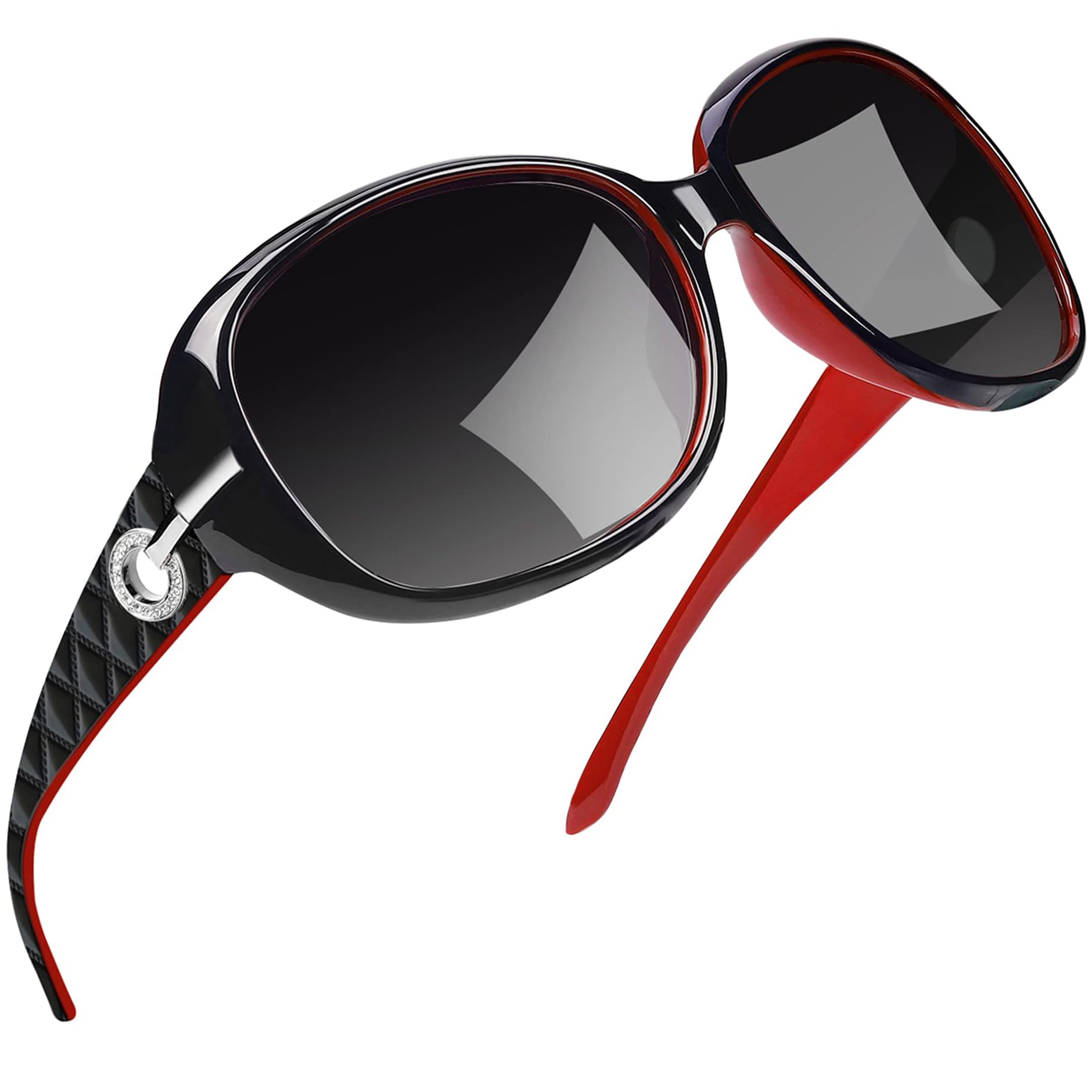 Joopin Oversized Polarised Sunglasses For Women Retro Frames