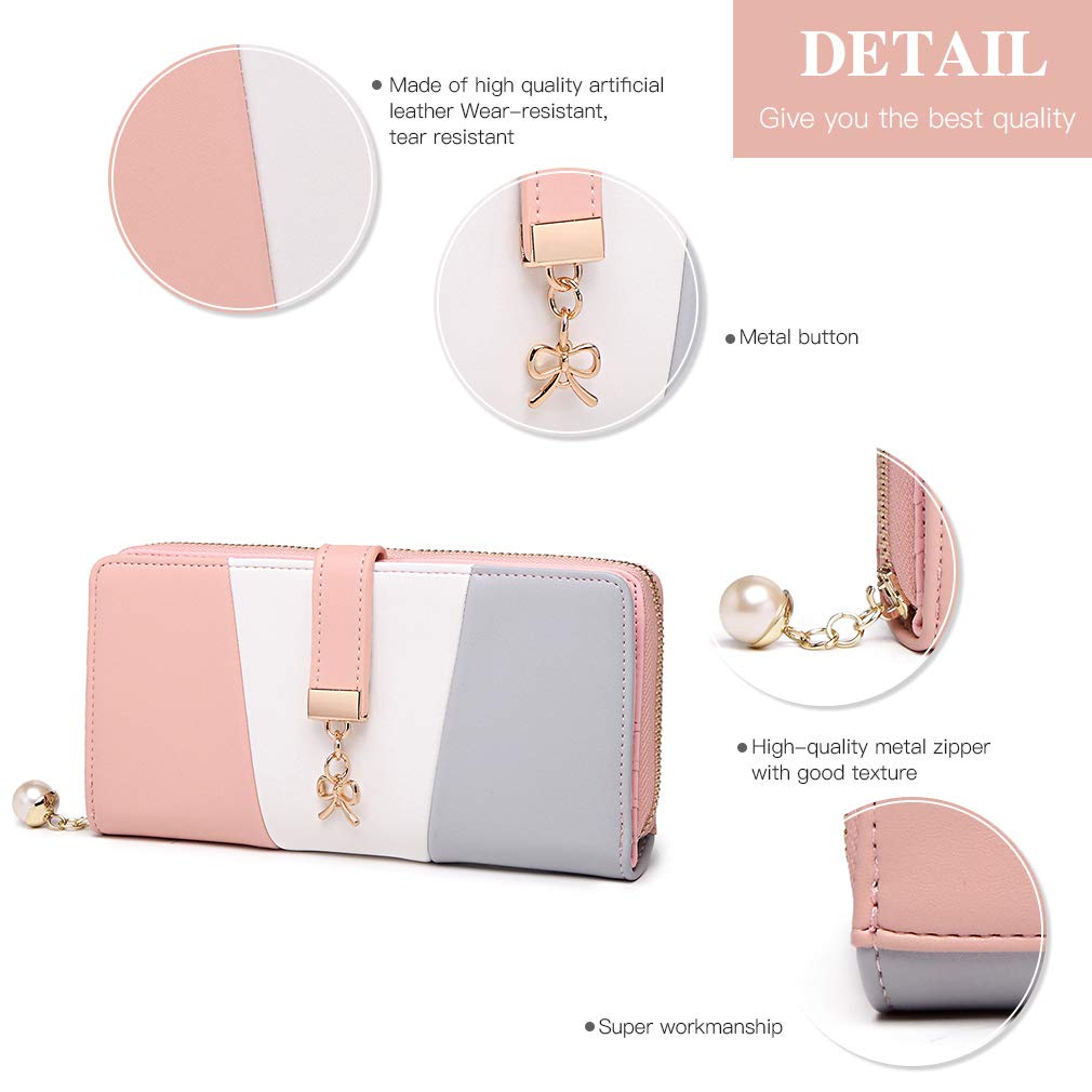 Multi Color Long Wallet Clutch For Women