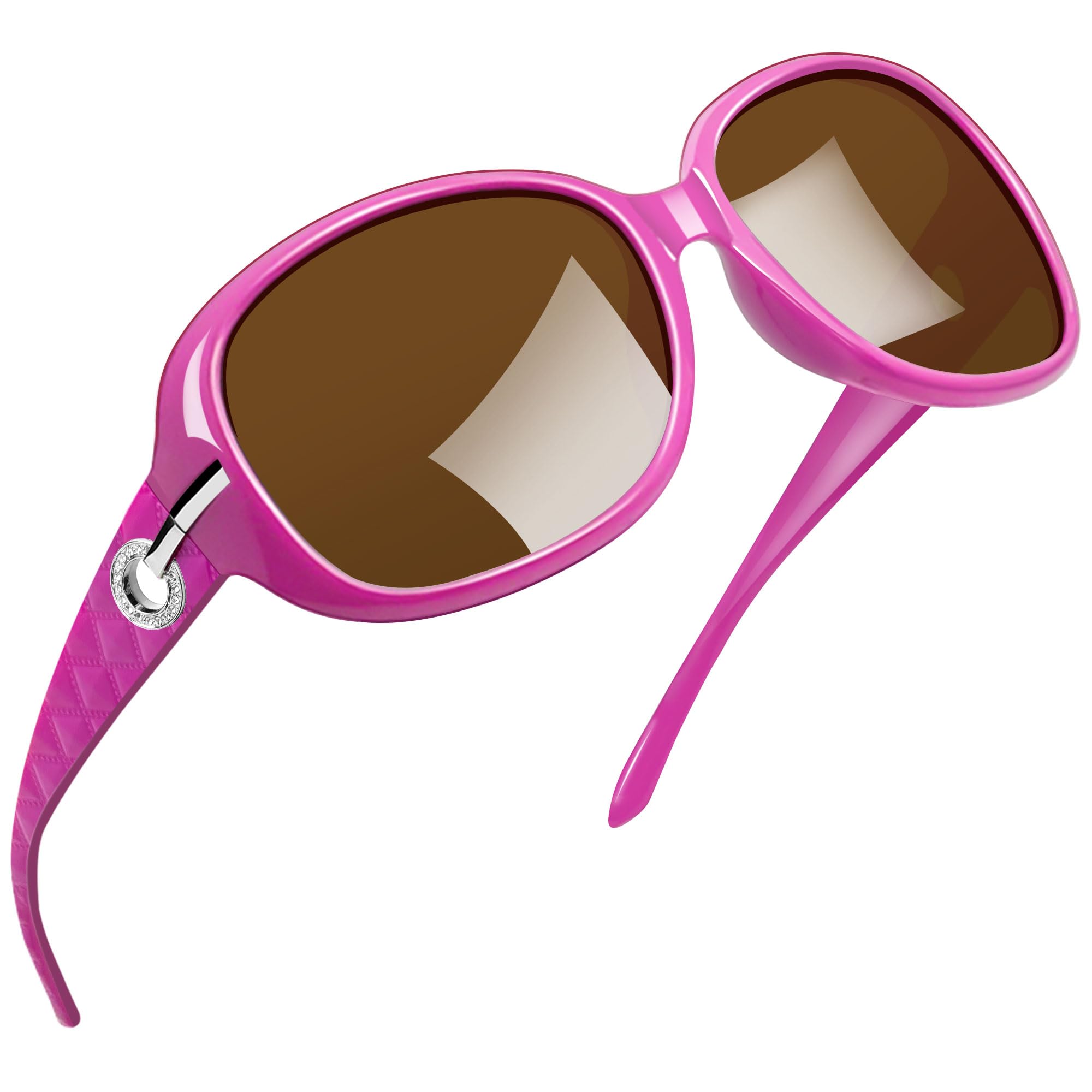 Joopin Oversized Polarised Sunglasses For Women Retro Frames