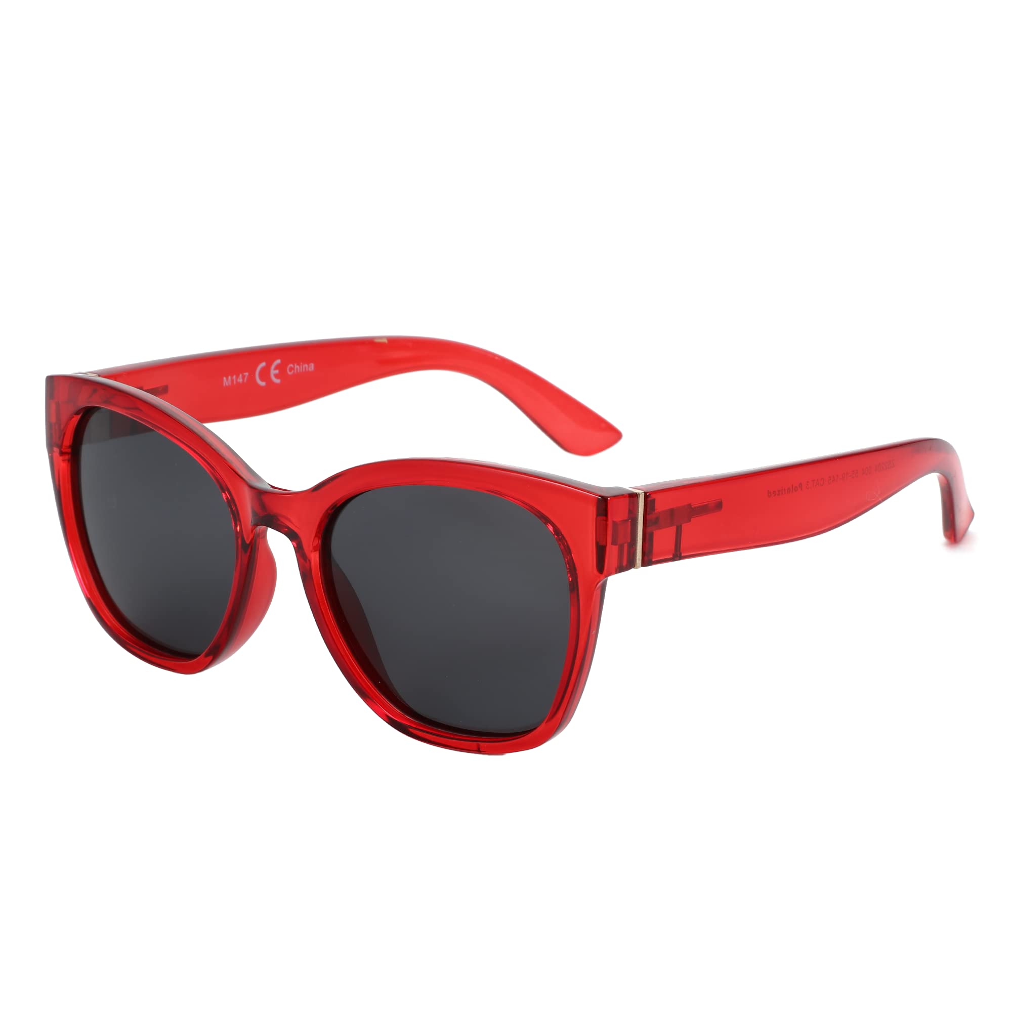Zenottic Cat Eye Polarised Sunglasses Oversized UV400
