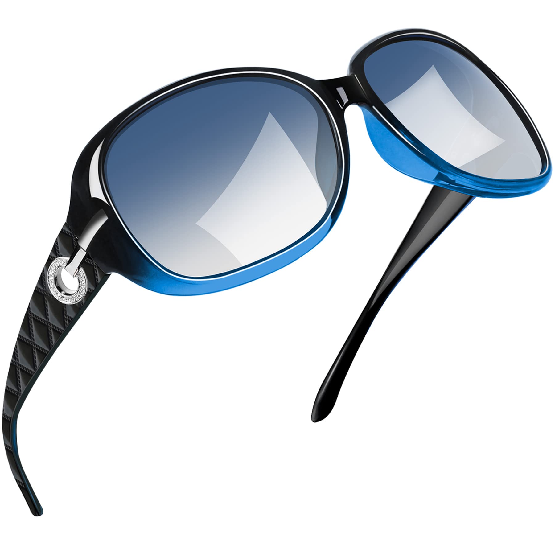 Joopin Oversized Polarised Sunglasses For Women Retro Frames