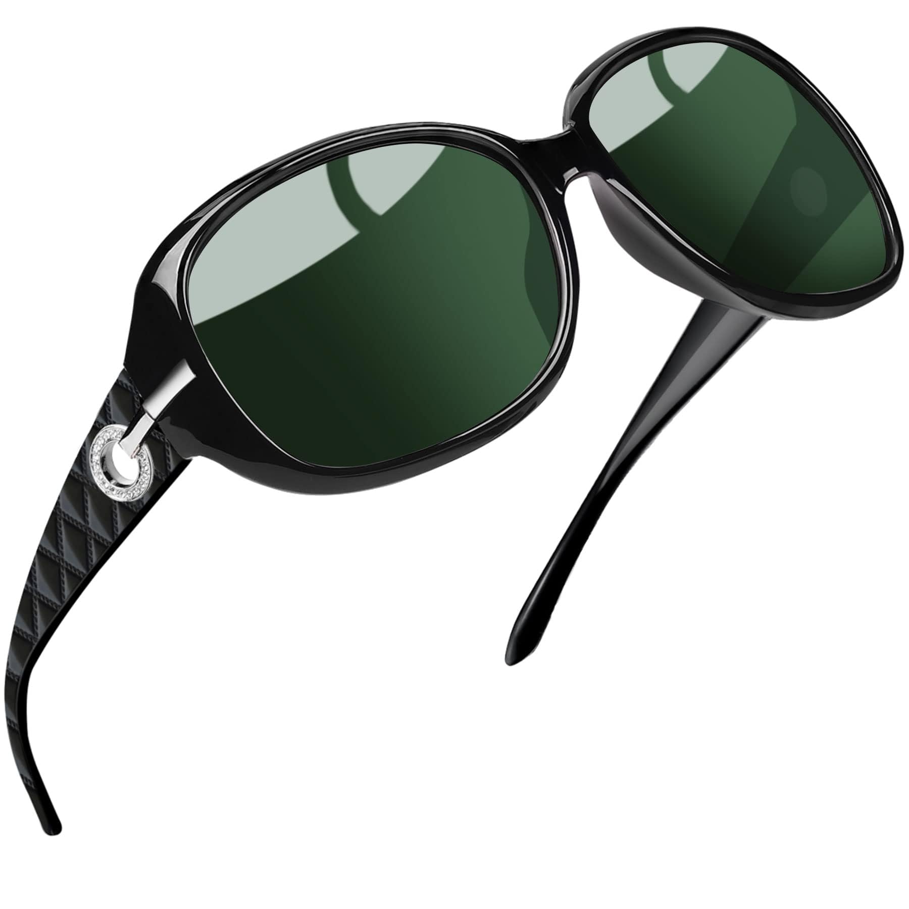 Joopin Oversized Polarised Sunglasses For Women Retro Frames