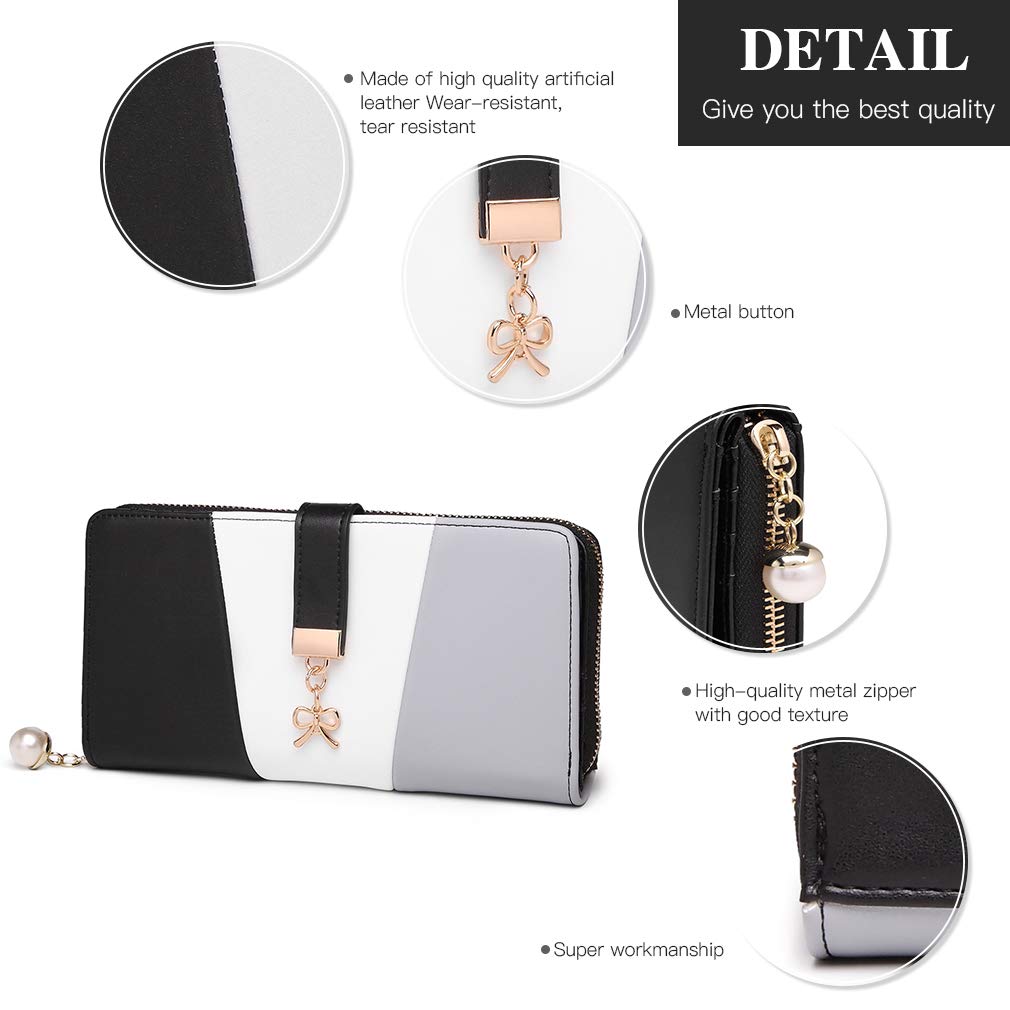 Multi Color Long Wallet Clutch For Women