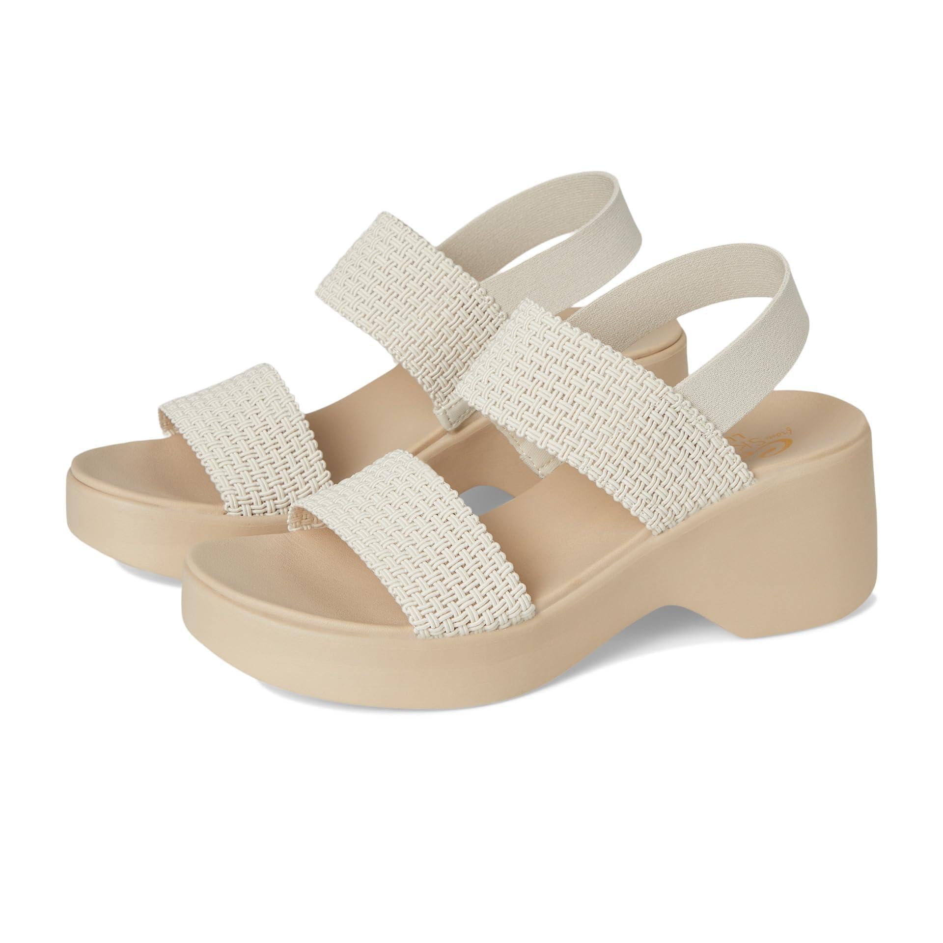 Skechers Cali DayHeeled Sandal Woven Sling Back Luxe Foam