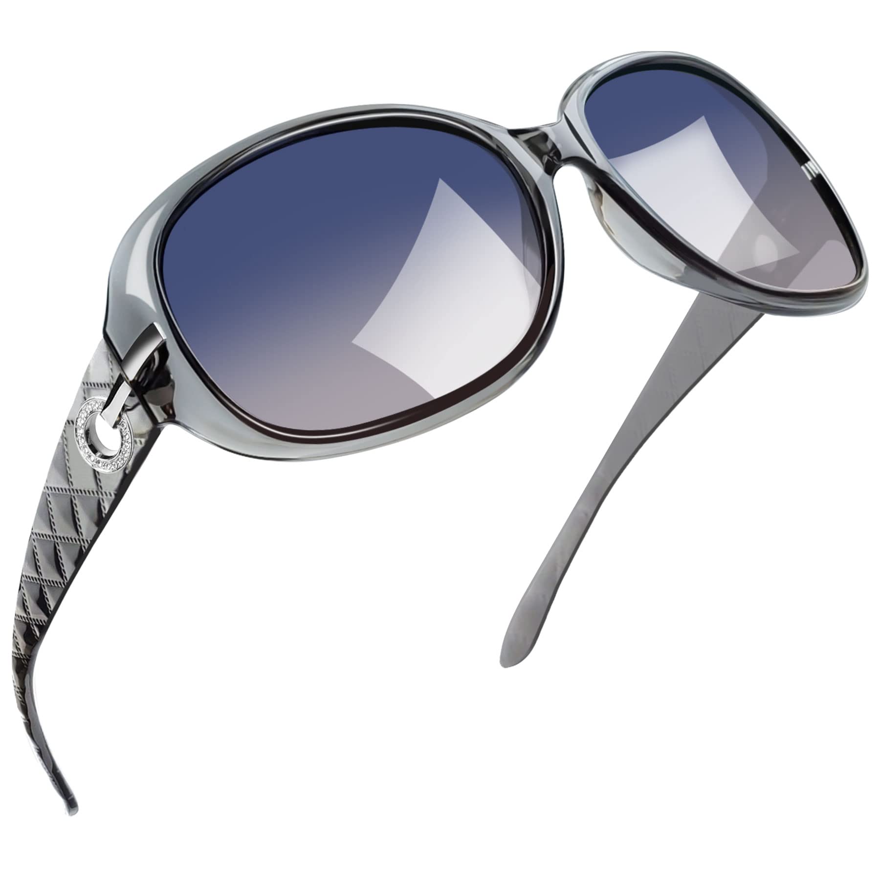 Joopin Oversized Polarised Sunglasses For Women Retro Frames