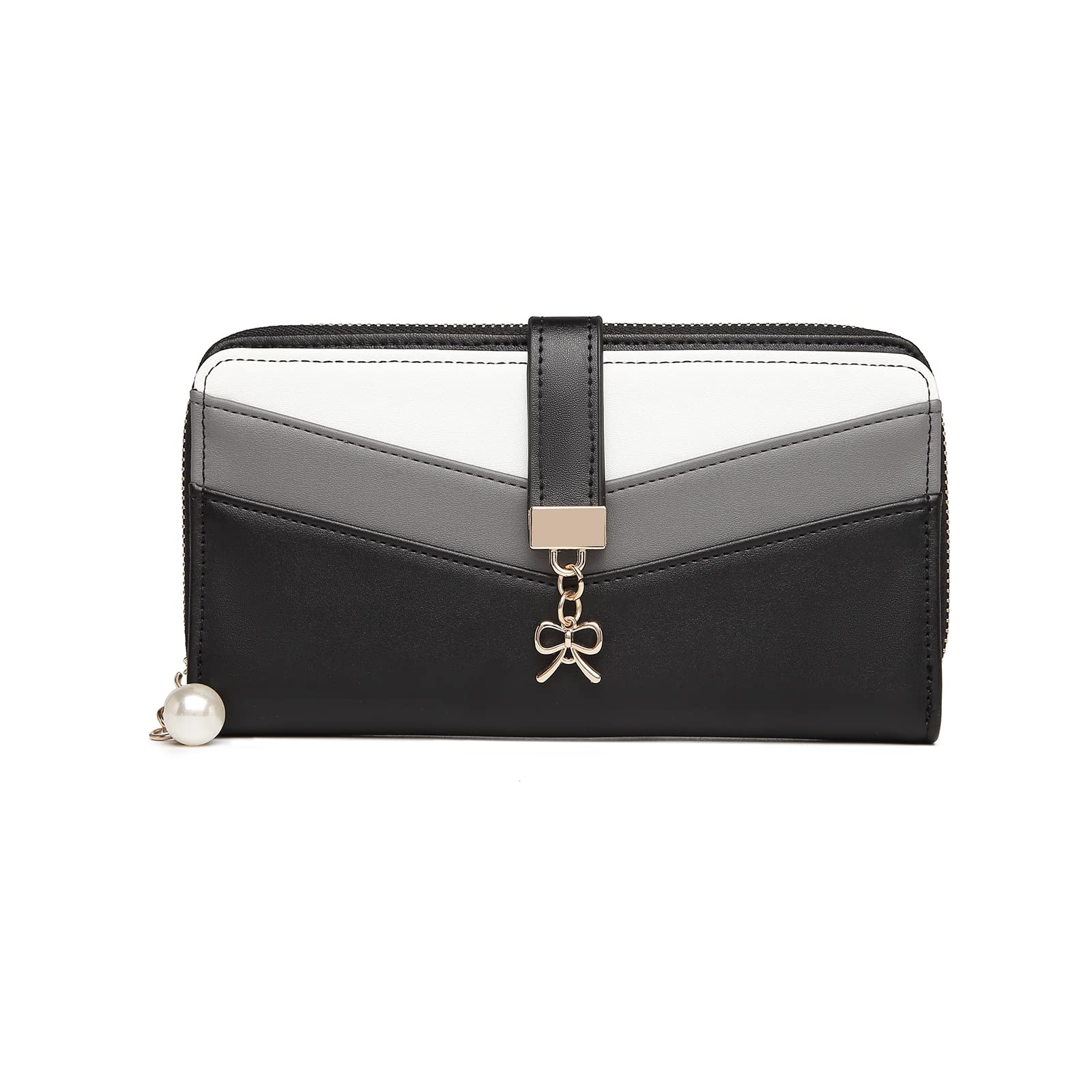 Multi Color Long Wallet Clutch For Women
