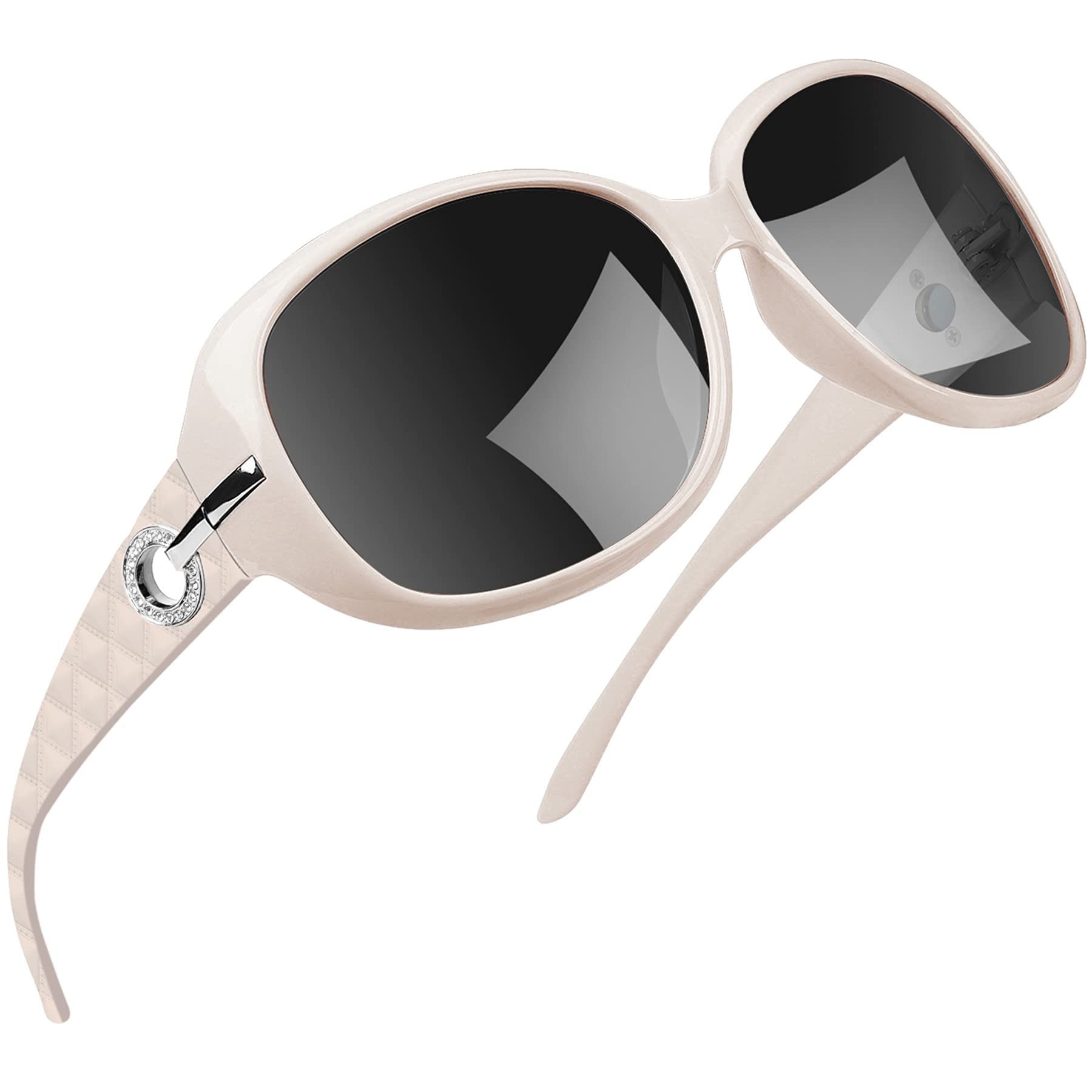 Joopin Oversized Polarised Sunglasses For Women Retro Frames
