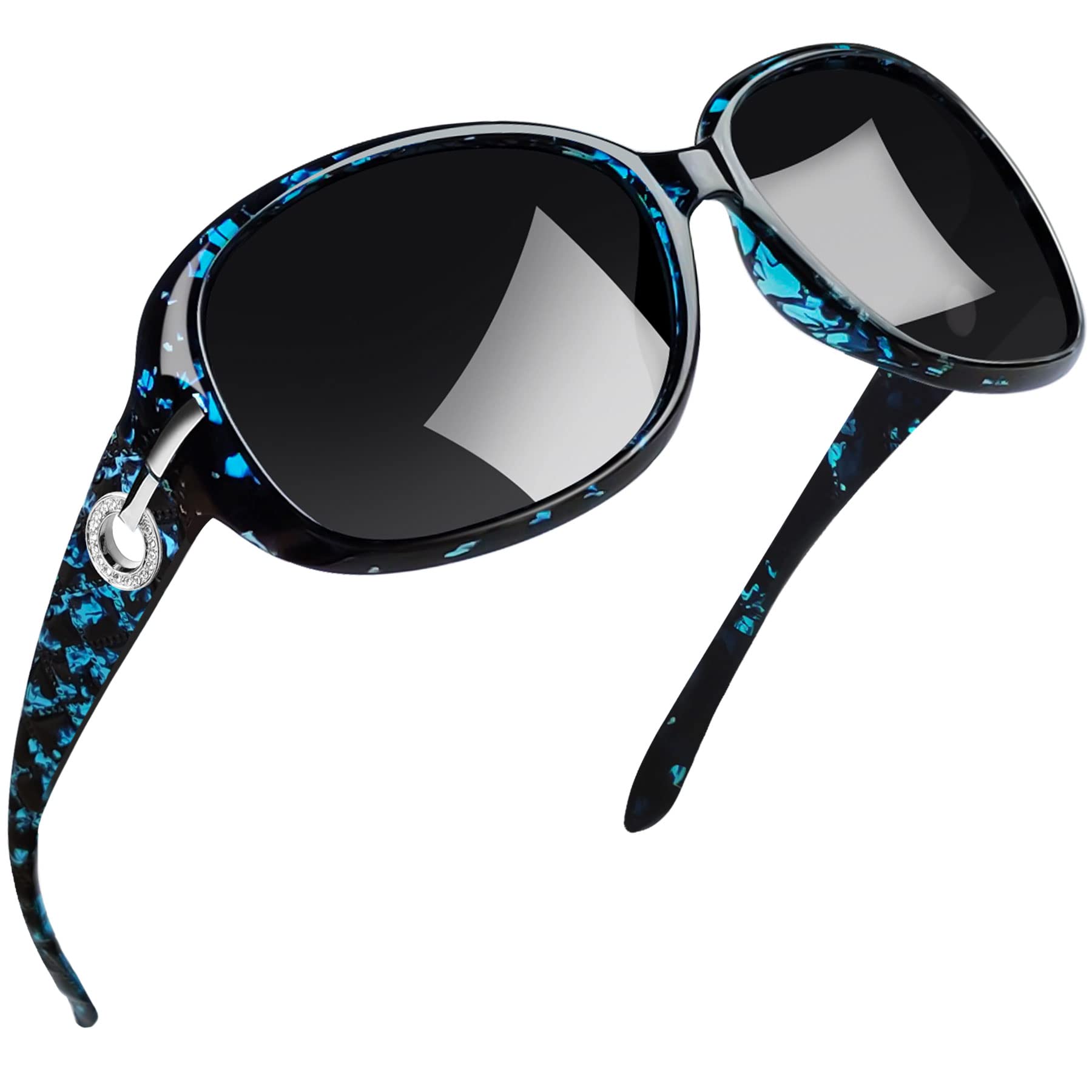 Joopin Oversized Polarised Sunglasses For Women Retro Frames