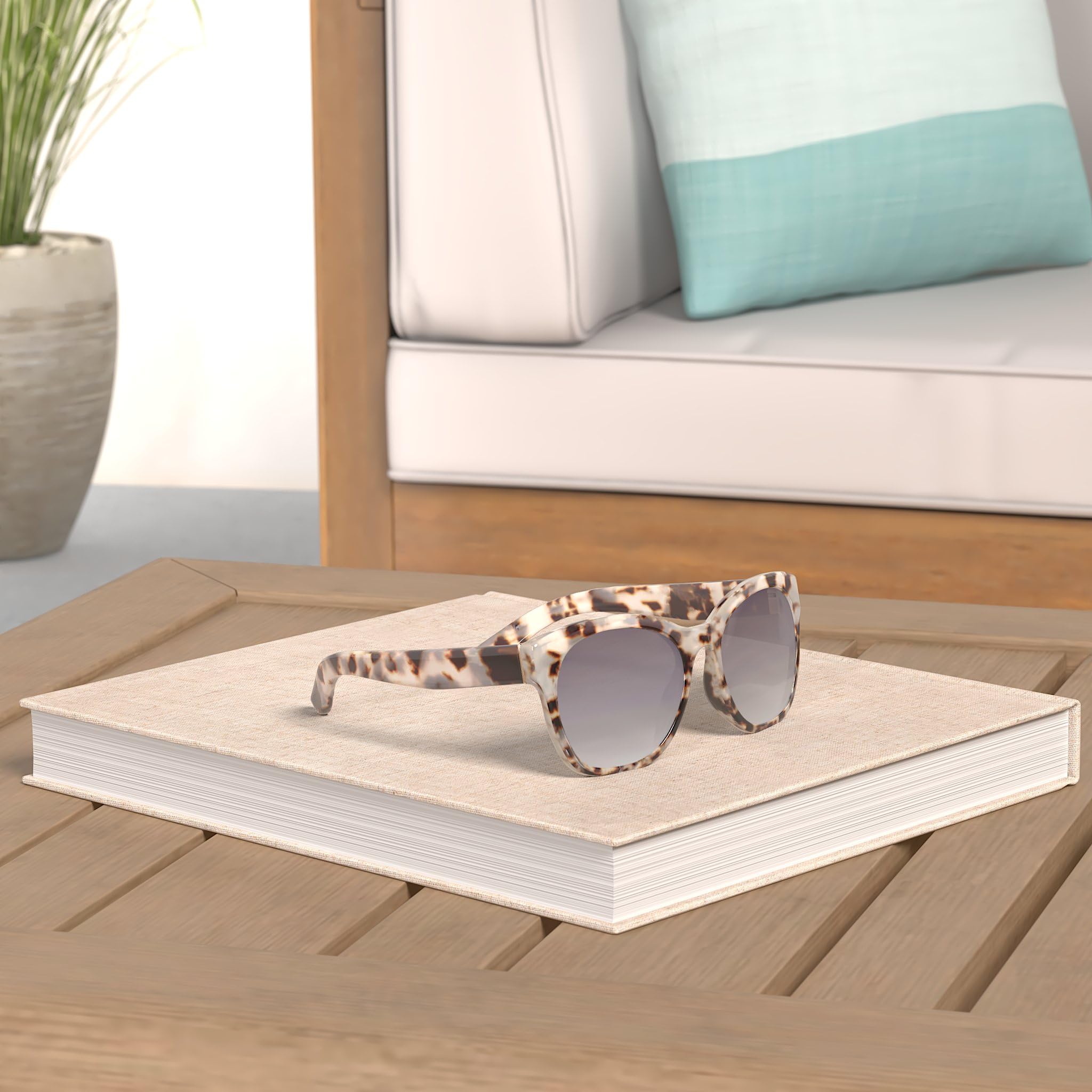 Zenottic Cat Eye Polarised Sunglasses Oversized UV400
