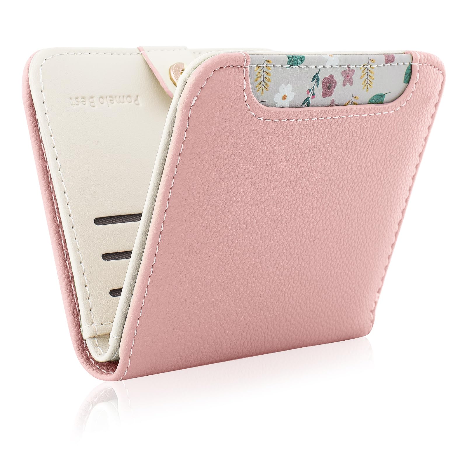 Pomelo Best Pink RFID Blocking Small Wallet With Zipper