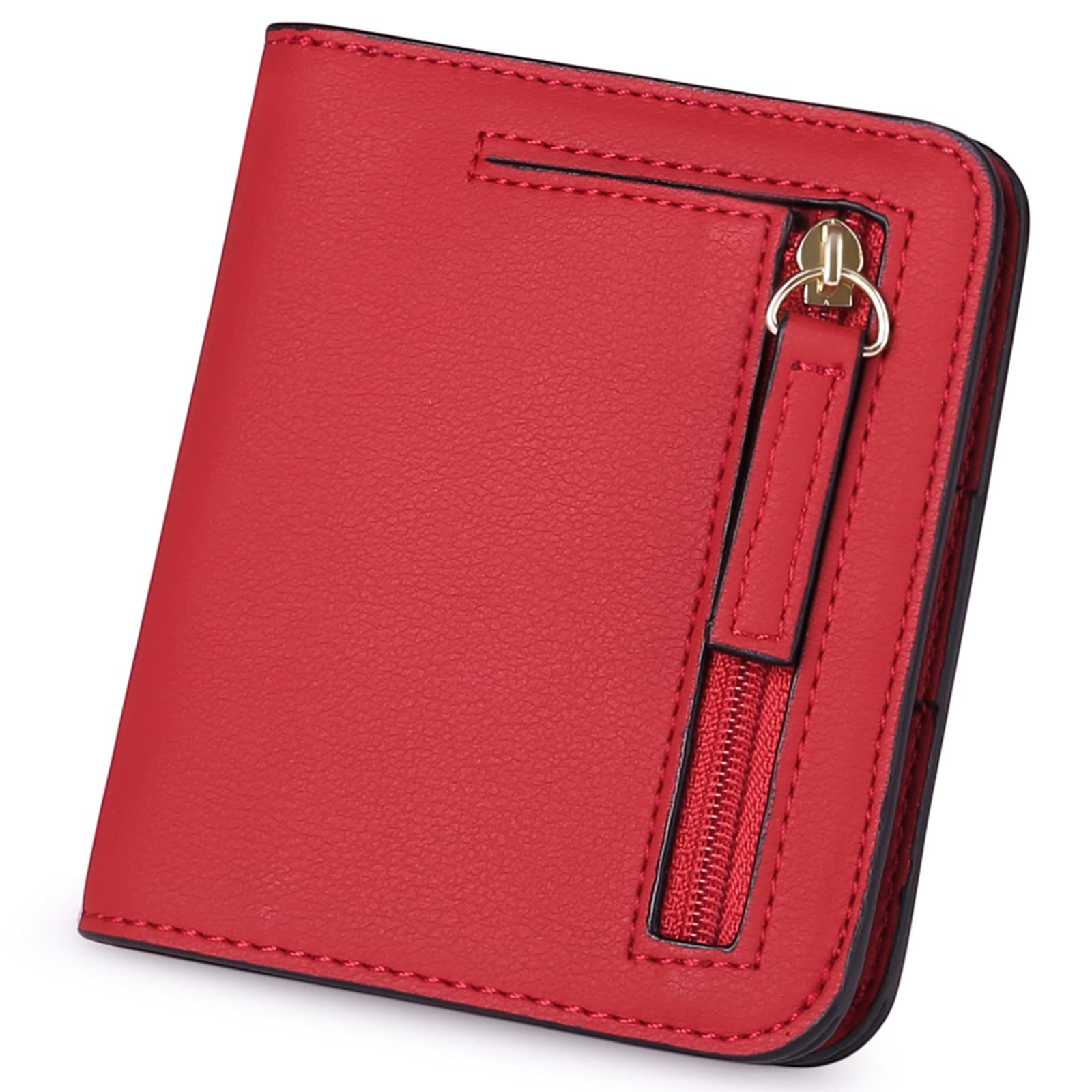 GAEKEAO RFID Blocking Leather Compact BiFold Wallet