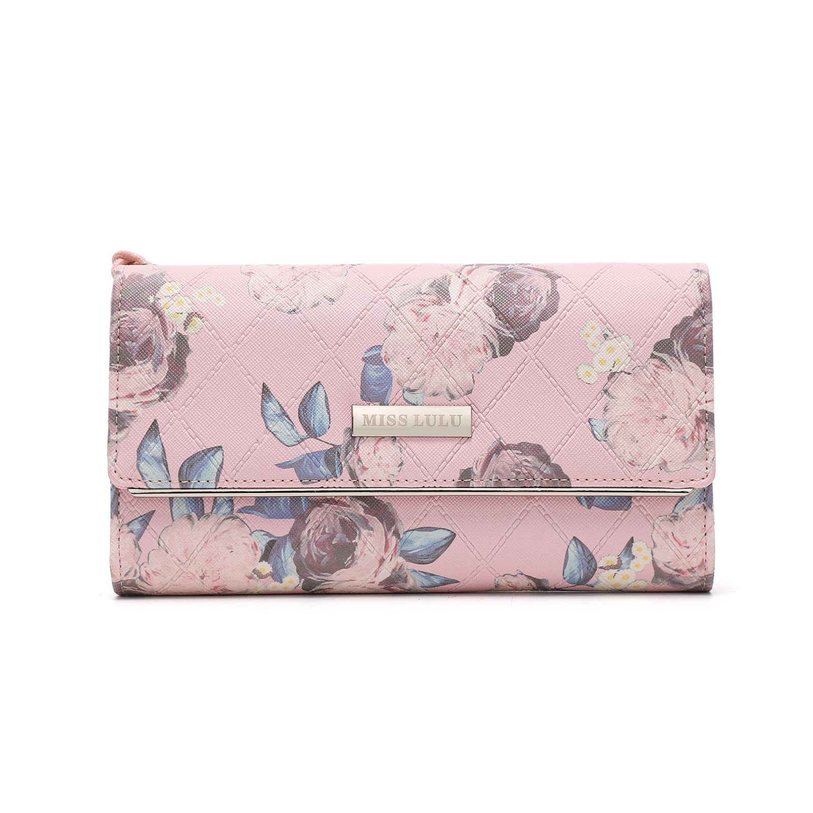 Multi Color Long Wallet Clutch For Women