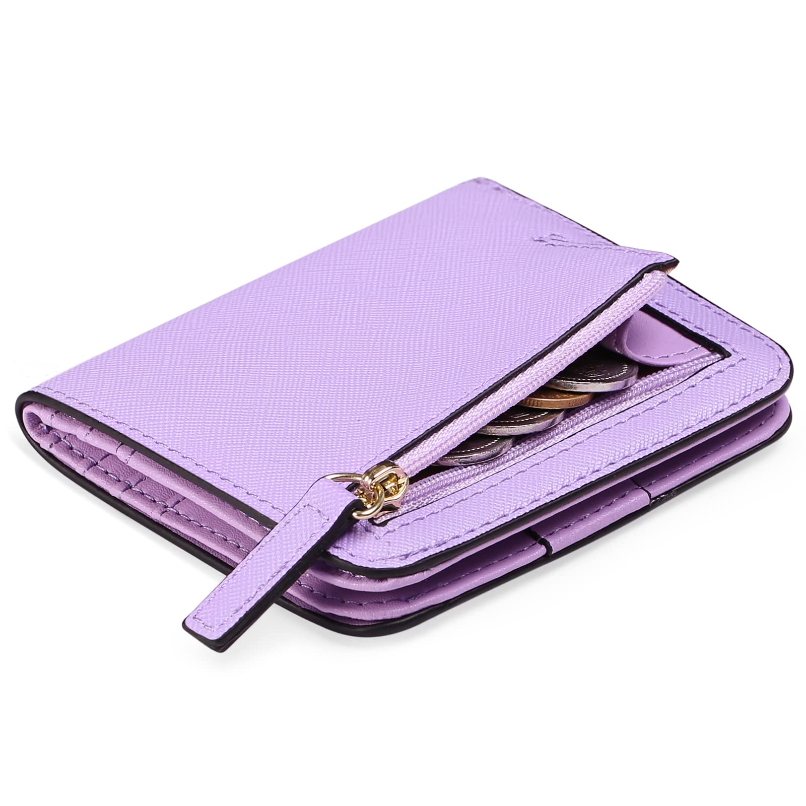 GAEKEAO RFID Blocking Leather Compact BiFold Wallet