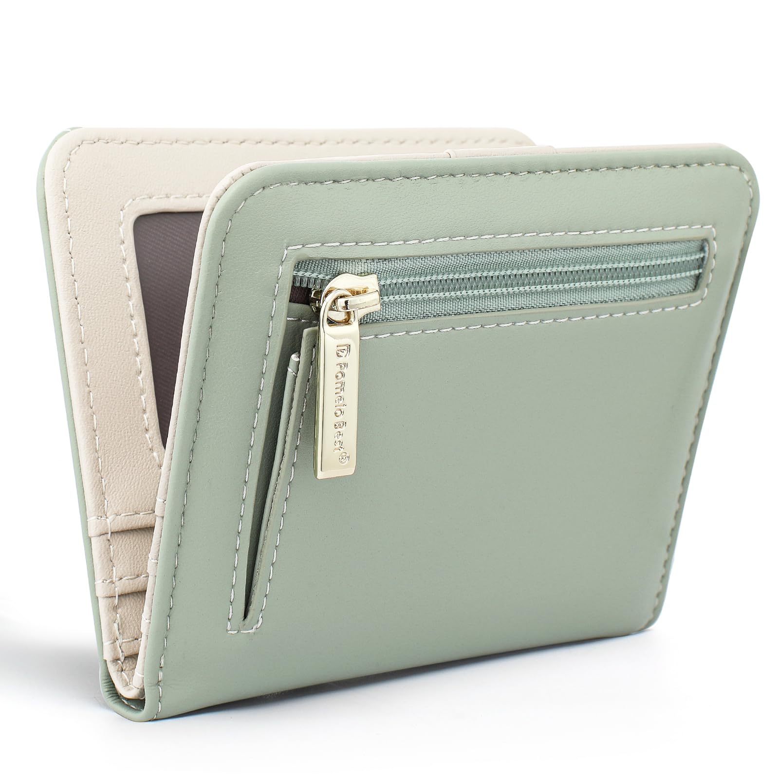 Pomelo Best Pink RFID Blocking Small Wallet With Zipper