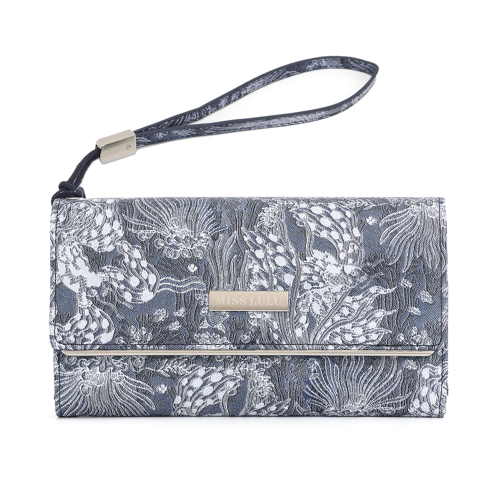 Multi Color Long Wallet Clutch For Women
