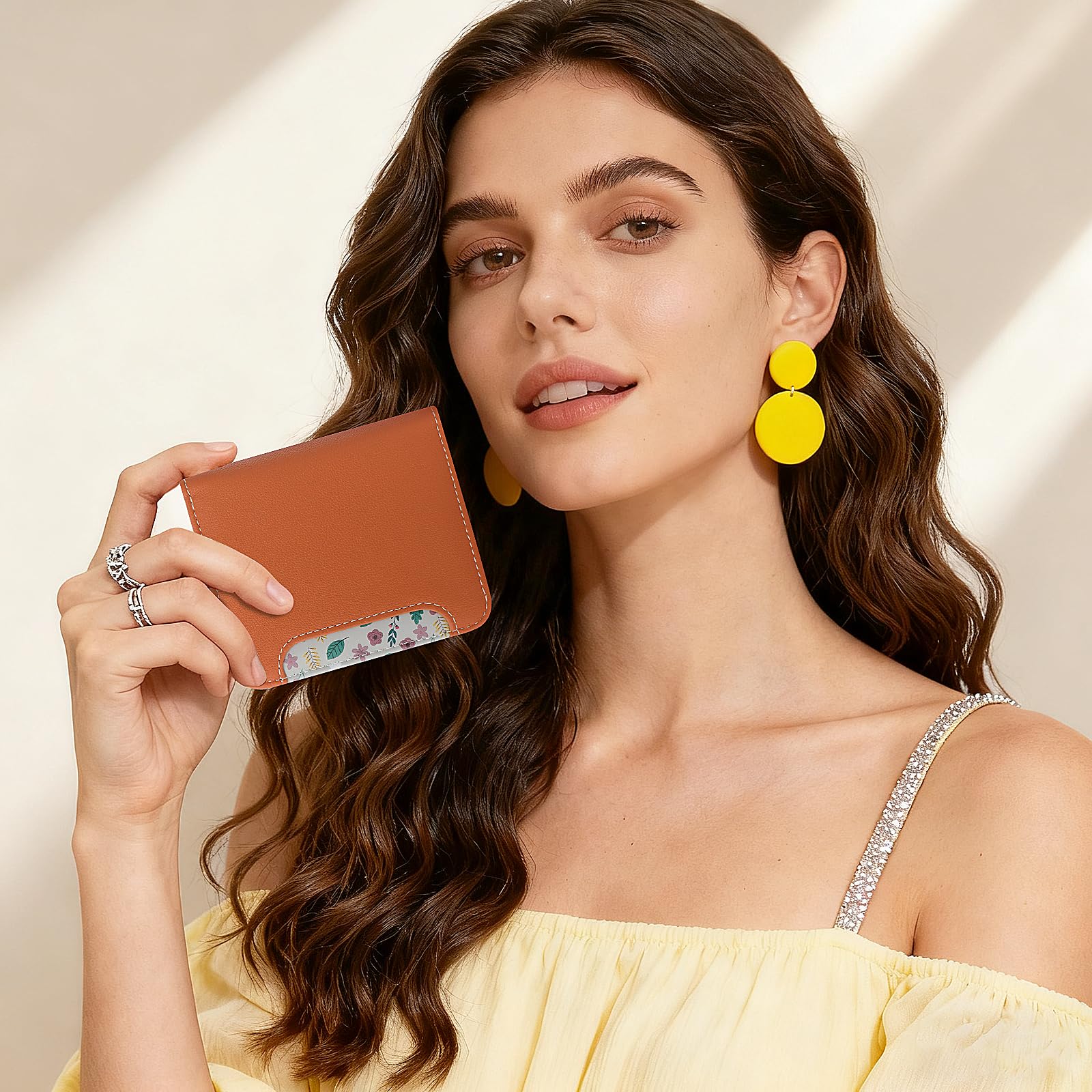 Pomelo Best Pink RFID Blocking Small Wallet With Zipper