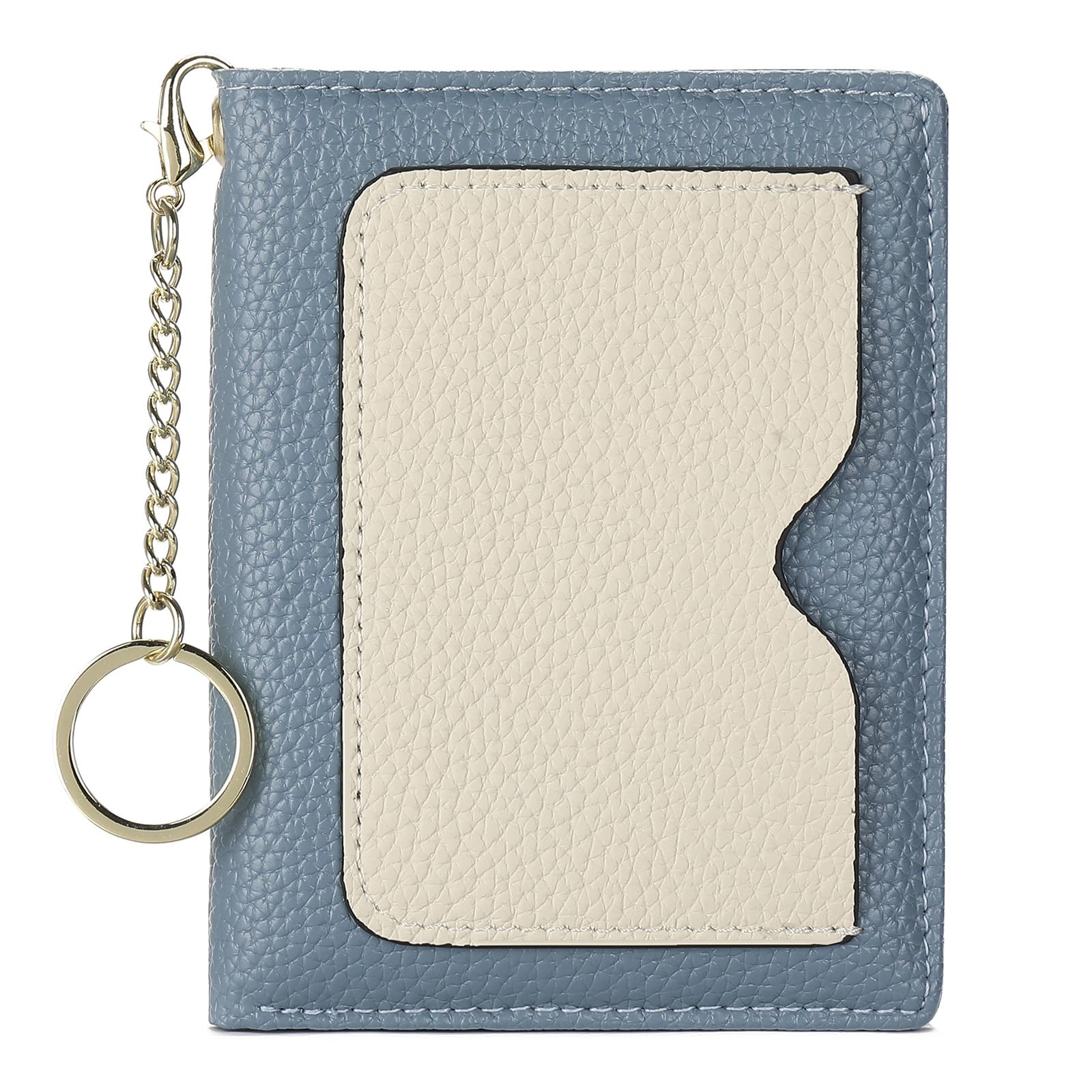 GAEKEAO RFID Blocking Leather Compact BiFold Wallet