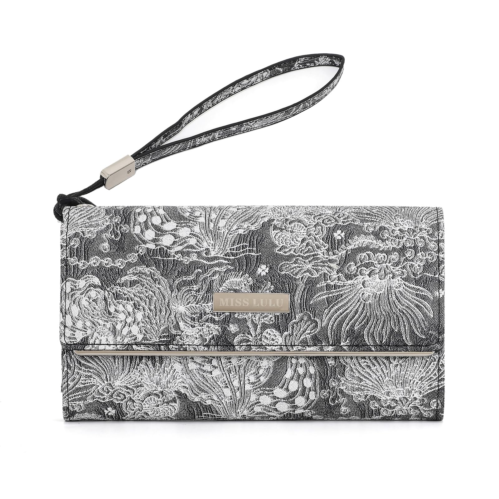 Multi Color Long Wallet Clutch For Women