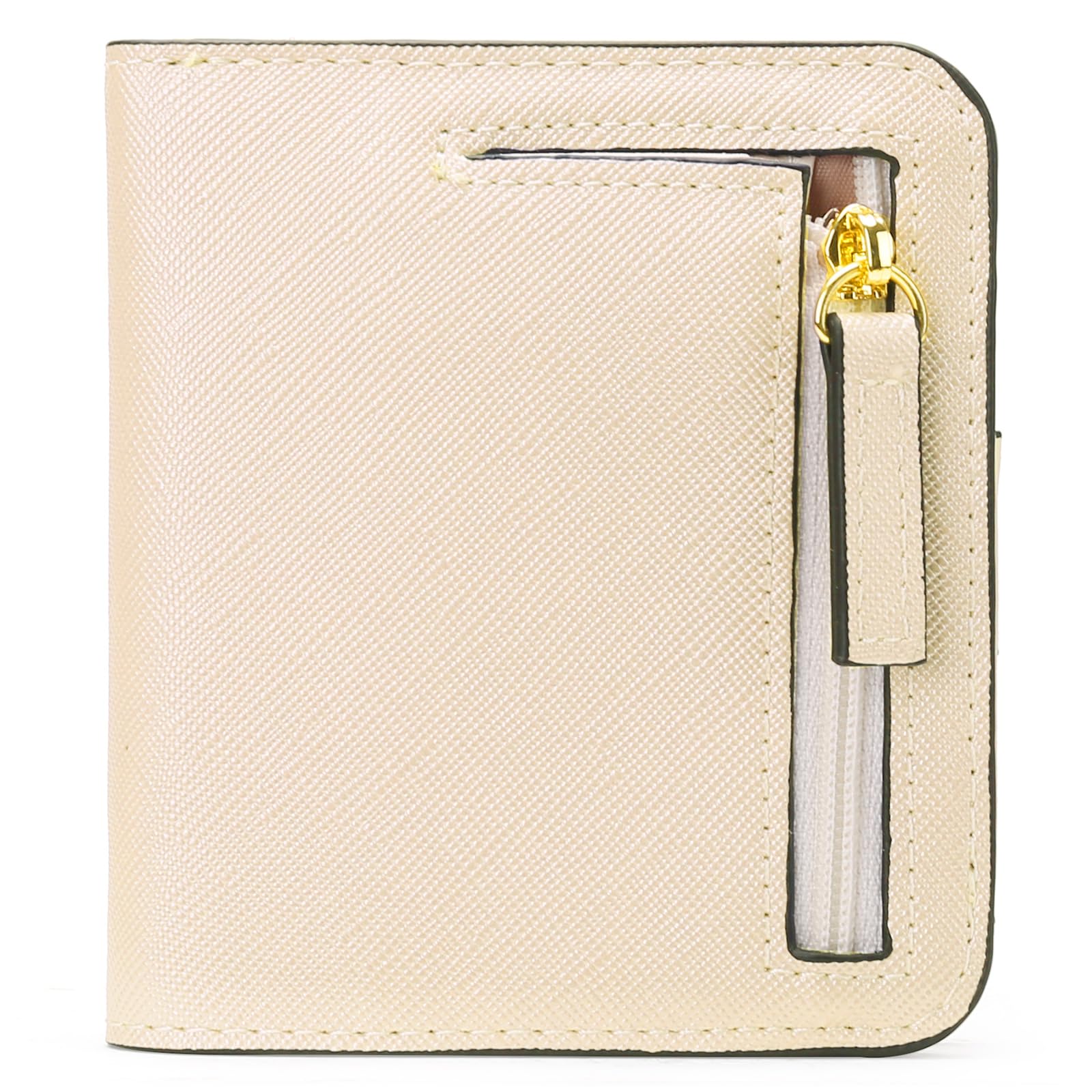 GAEKEAO RFID Blocking Leather Compact BiFold Wallet