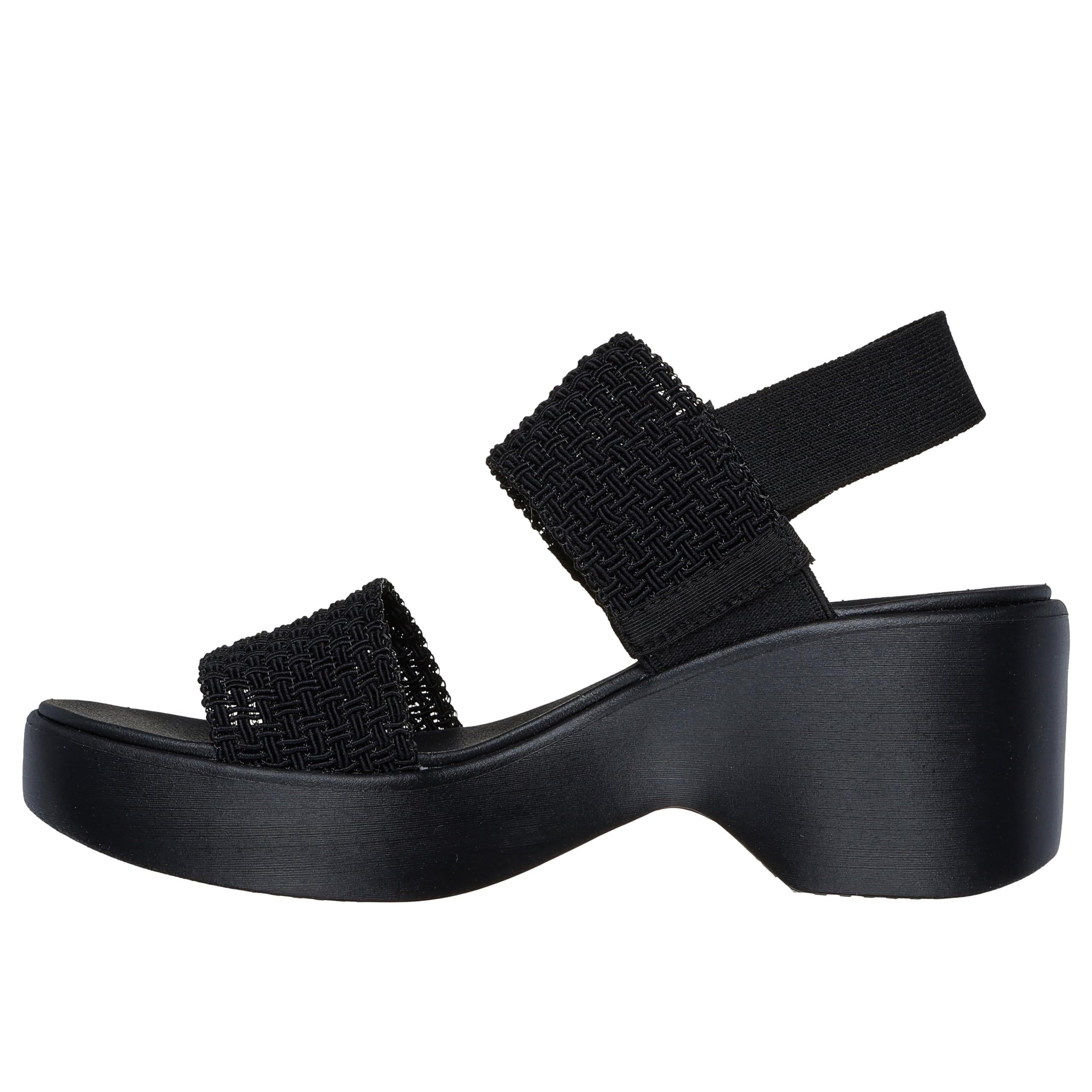 Skechers Cali DayHeeled Sandal Woven Sling Back Luxe Foam
